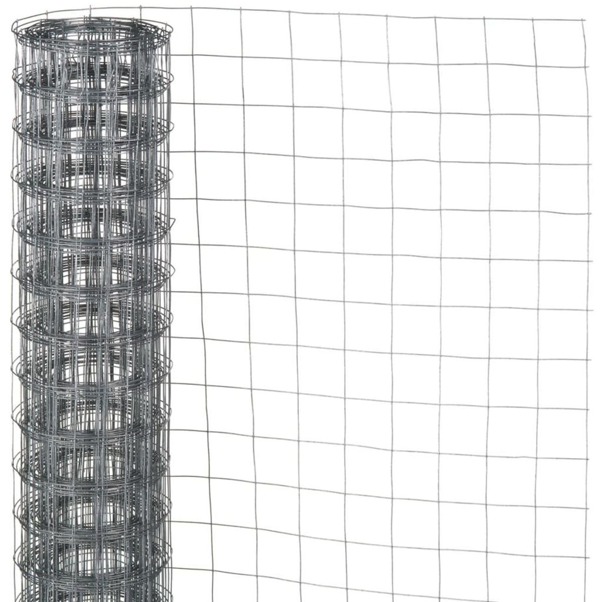 firkantet trådnet 0,5x5 m 13 mm galvaniseret stål