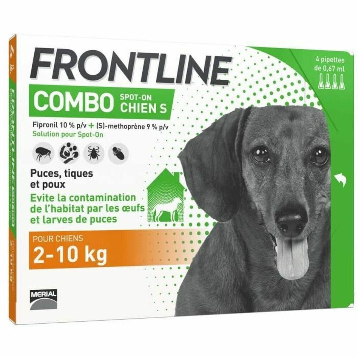 Pipette til hunde Frontline Combo 2-10 Kg 4 enheder