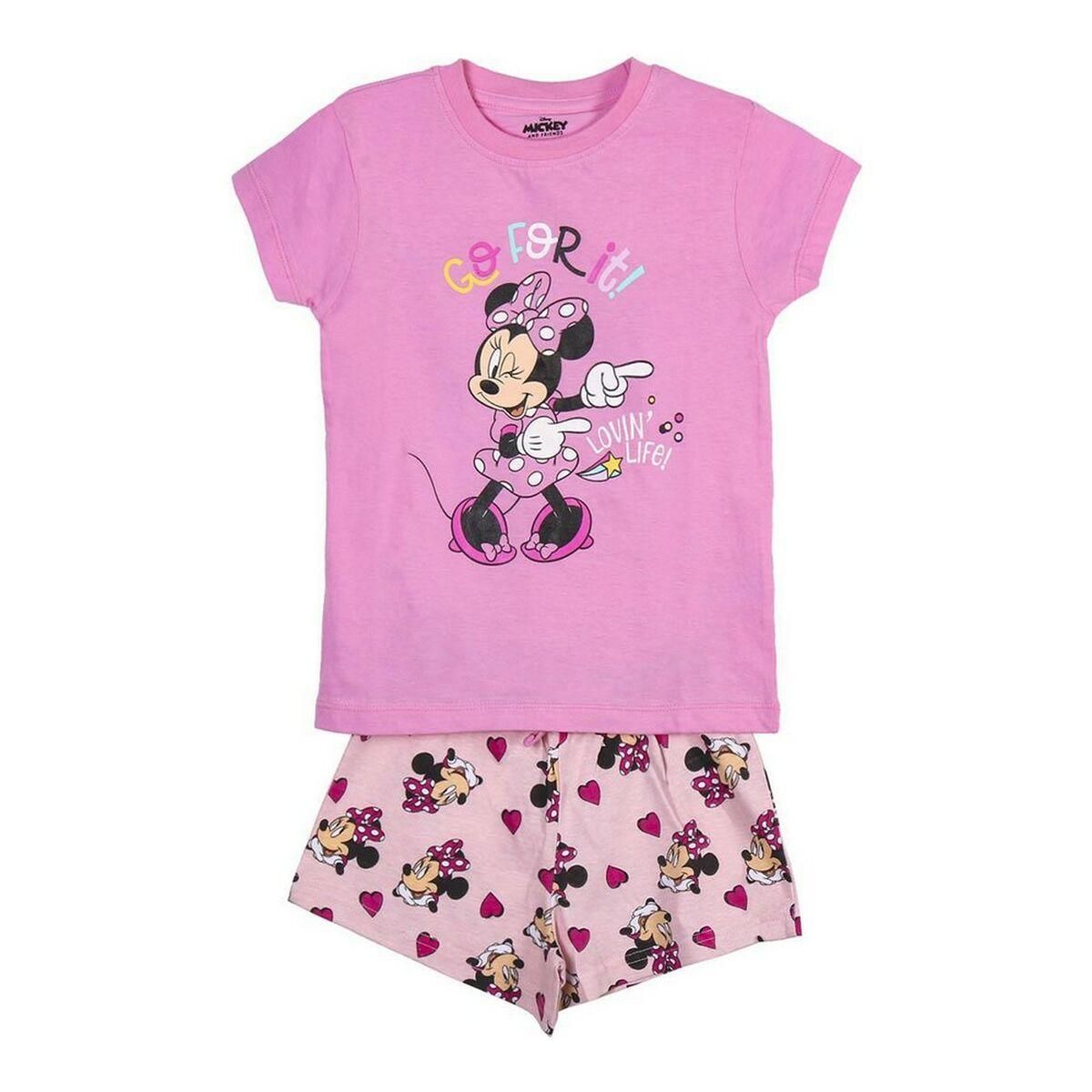 Børnepyjamasser Minnie Mouse Pink 5 år