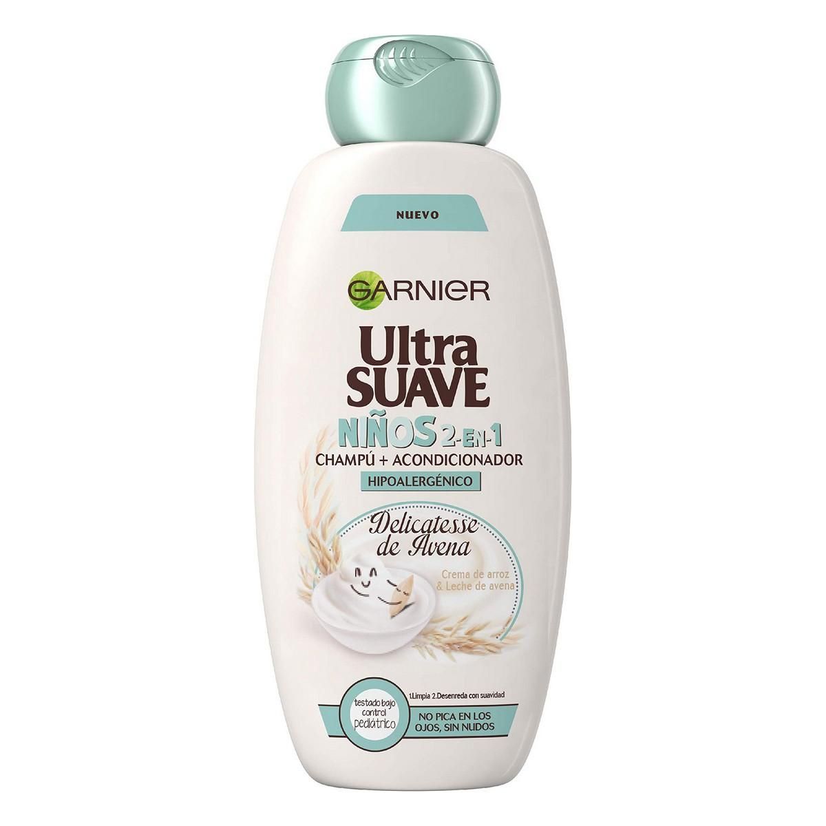 Børneshampoo Garnier Ultra Suave Havregryn Shampoo + Hårbalsam 400 ml