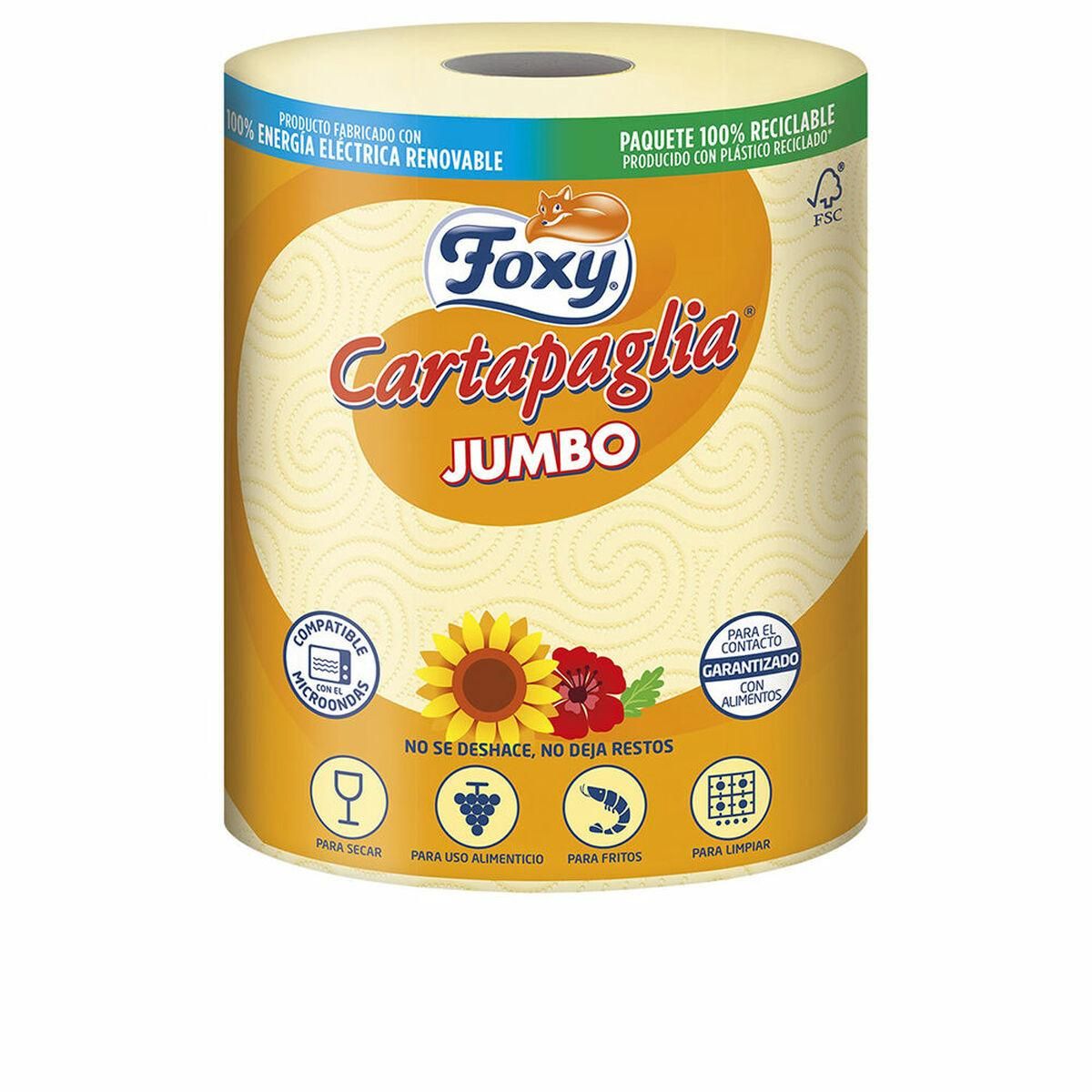 Køkkenrulle Foxy Cartapaglia Jumbo 60 m