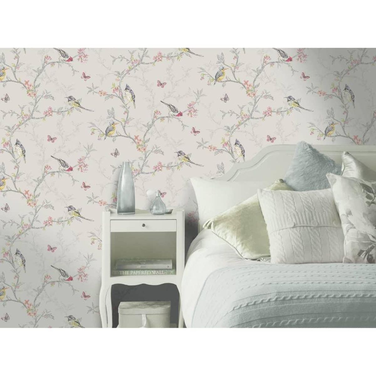 DUTCH WALLCOVERINGS tapet Phoebe syrenfarvet