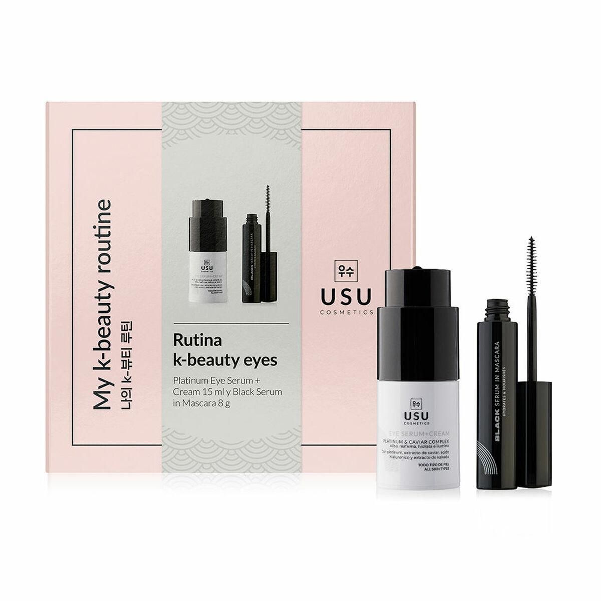 Unisex kosmetiksæt USU Cosmetics My K-Beauty Eyes Rutine 2 Dele