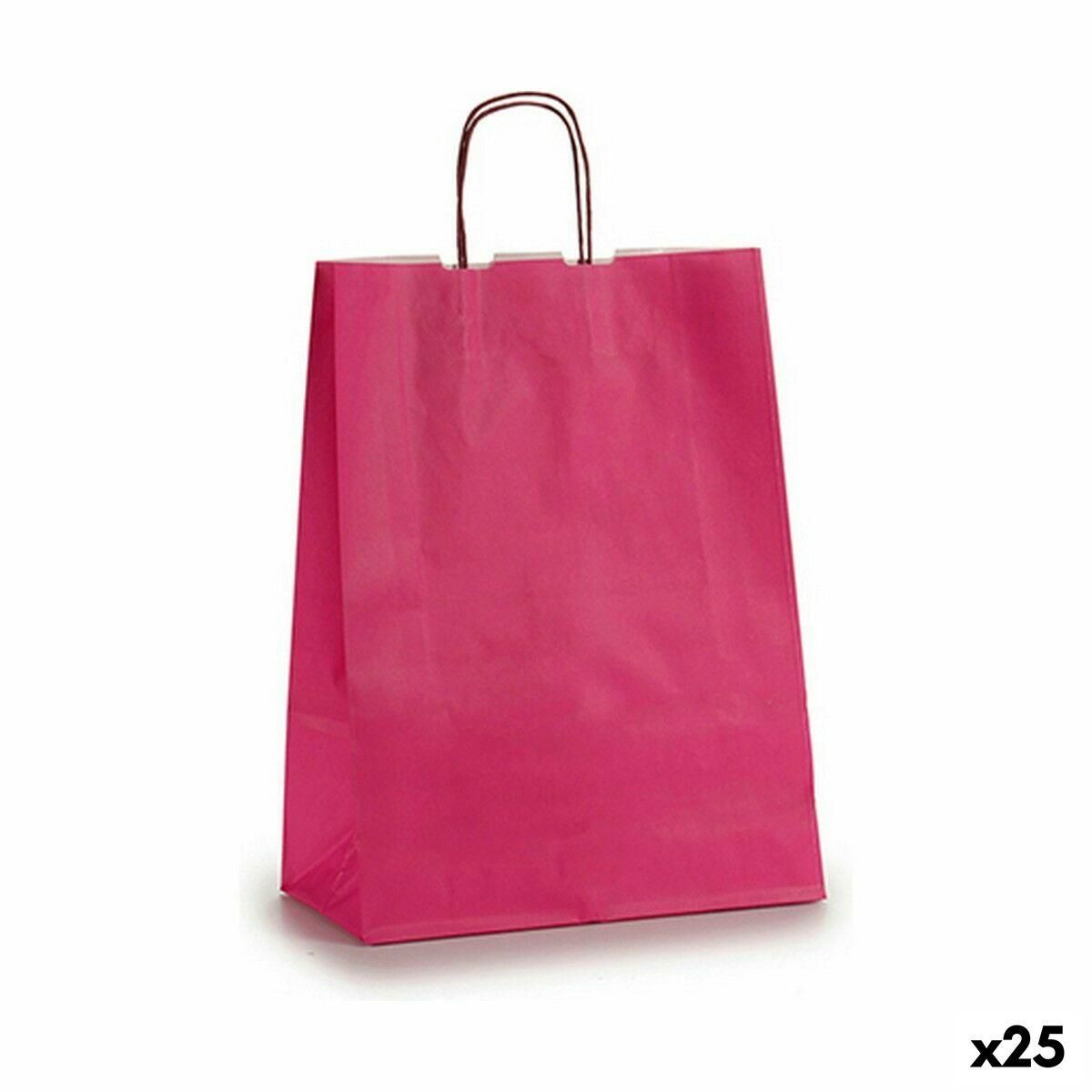 Papirpose 12 x 52 x 32 cm Pink (25 enheder)