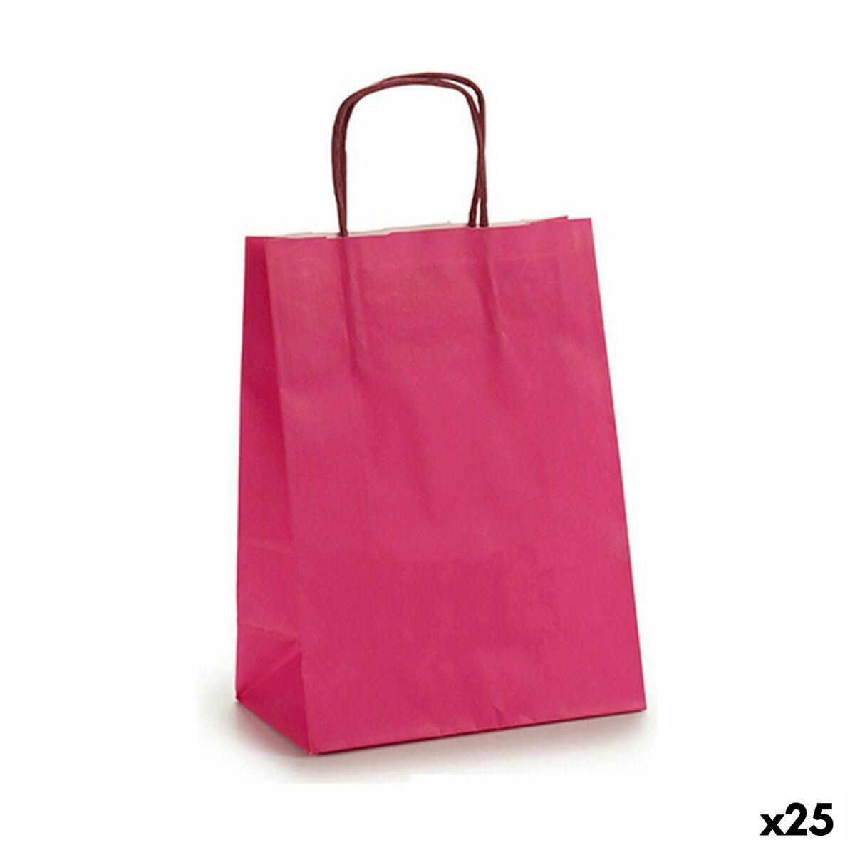 Papirpose 18 x 8 x 31 cm Pink (25 enheder)