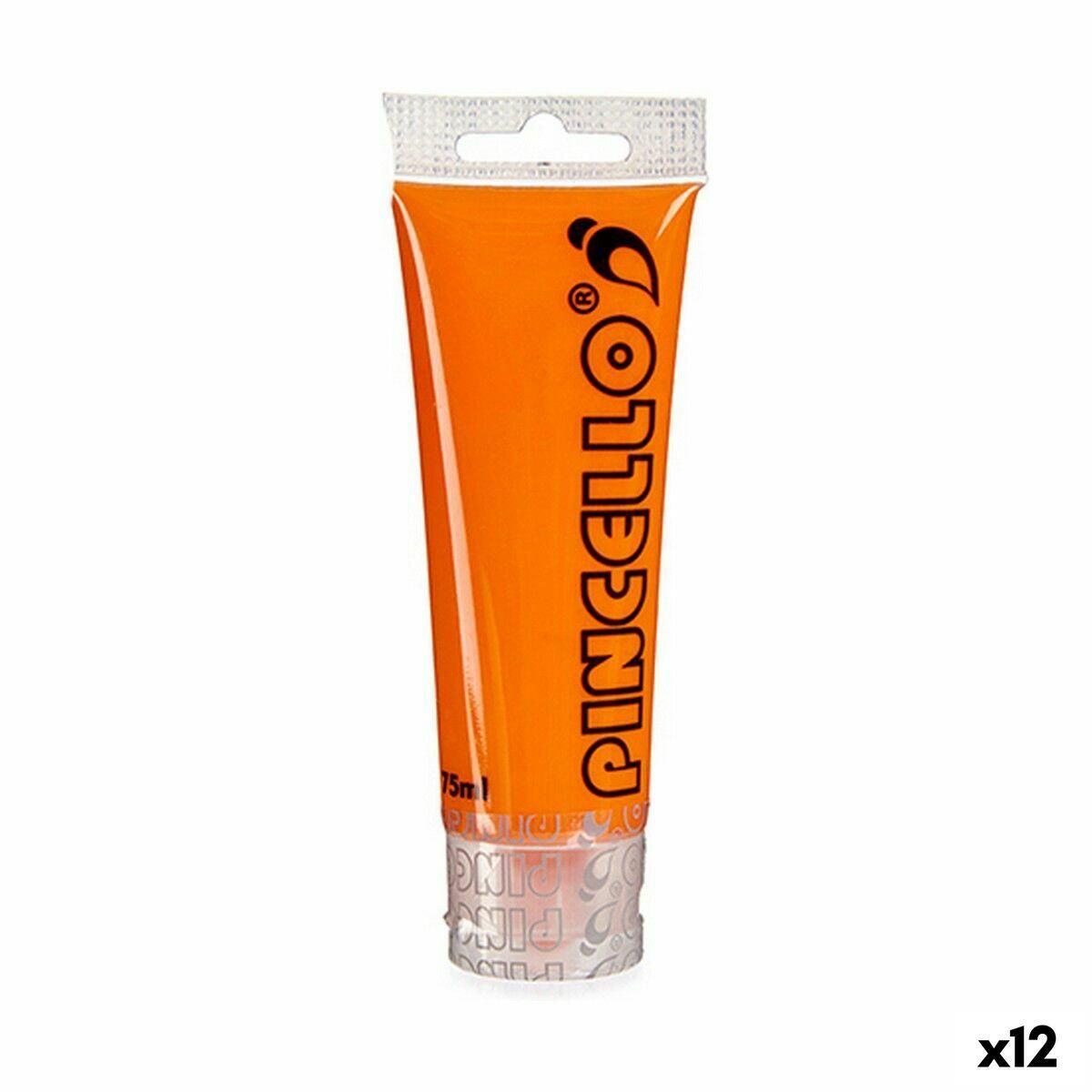 Akrylmaling 75 ml Orange (12 enheder)