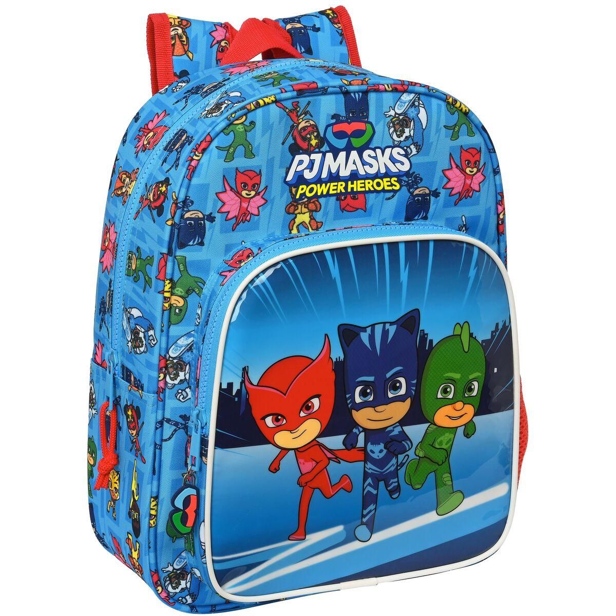 Skoletaske PJ Masks 26 x 34 x 11 cm Blå