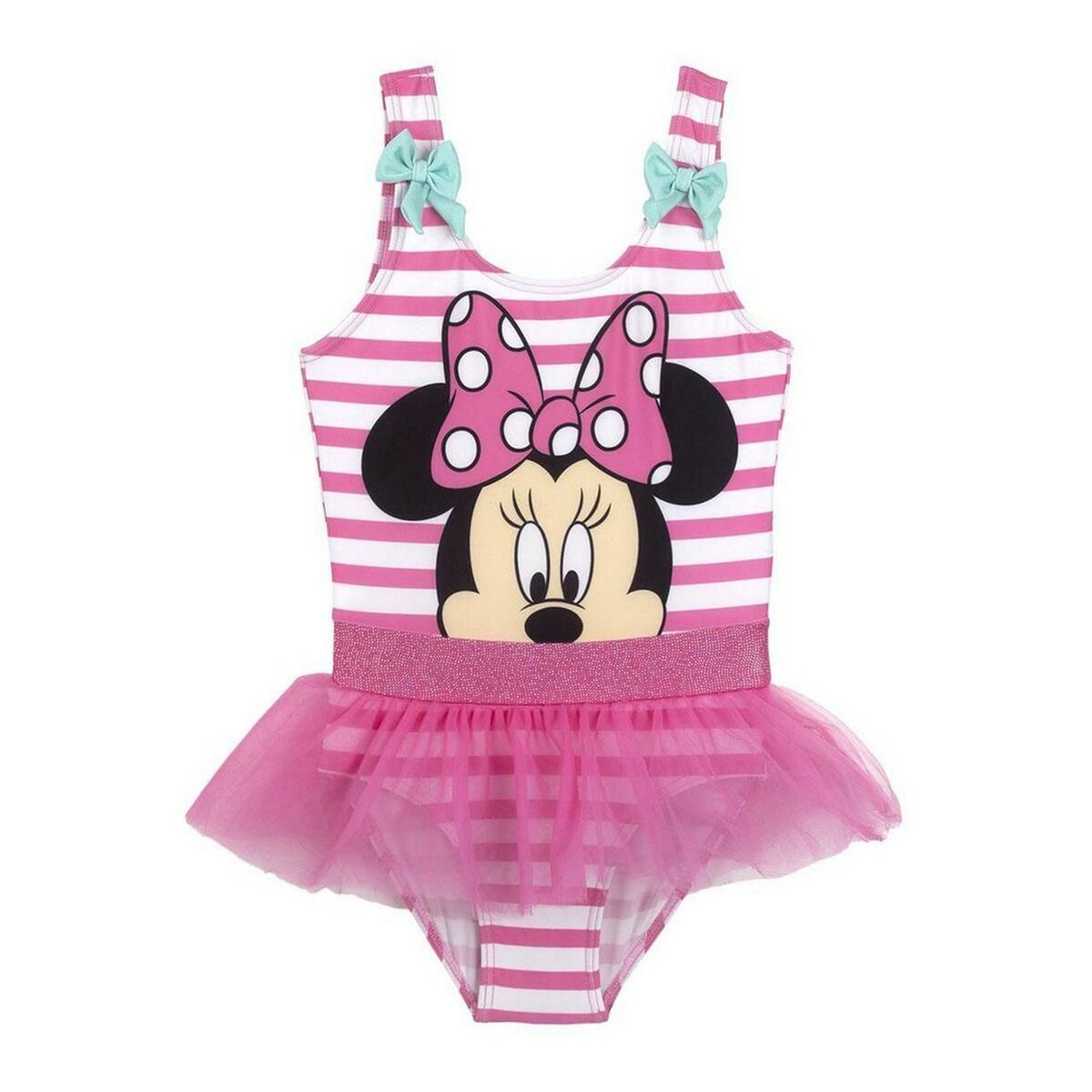 Badedragt til piger Minnie Mouse Pink 5 år