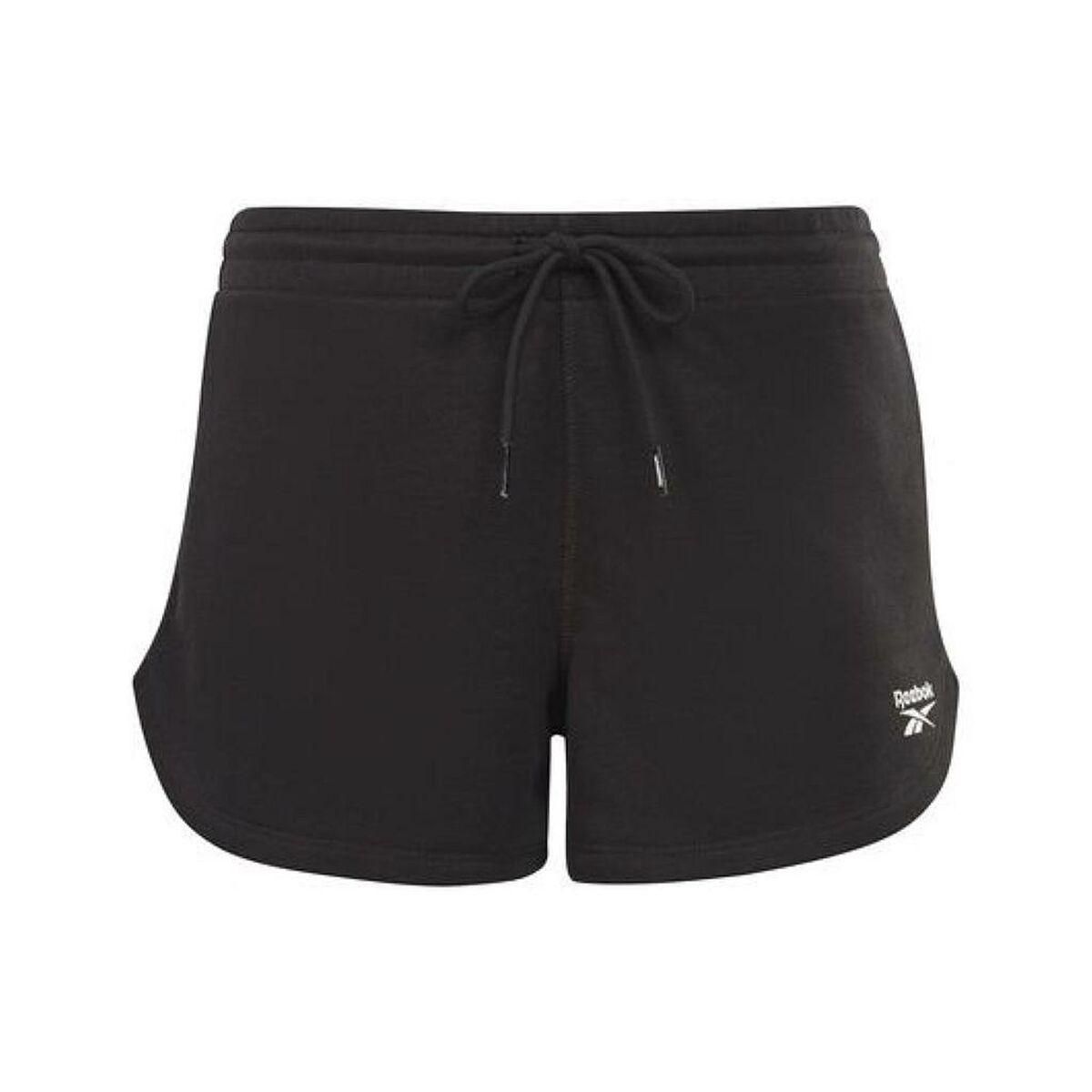 Sport shorts til kvinder Reebok RI FRENCH TERRY H54767 Sort XL