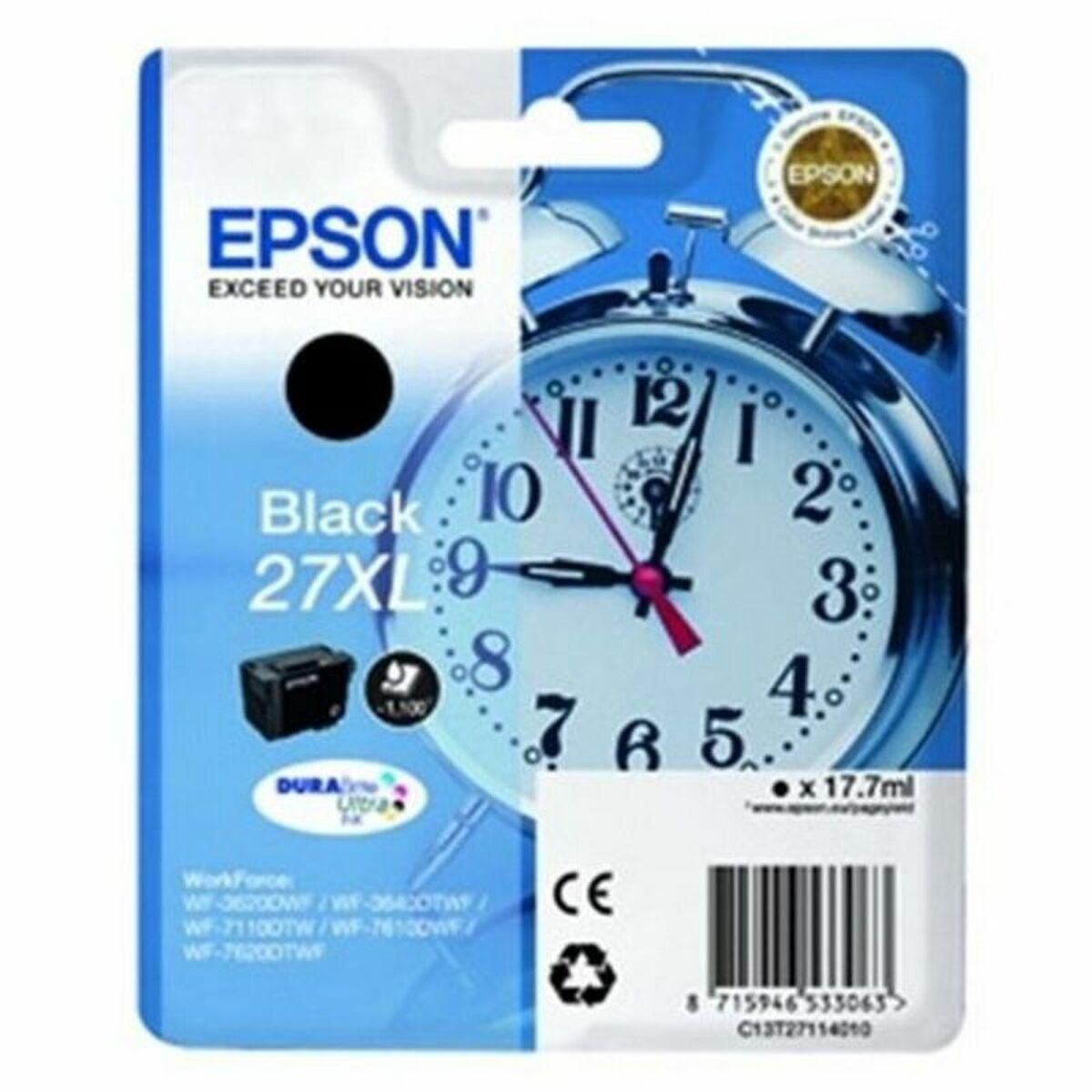 Kompatibel blækpatron Epson T2711XL Sort