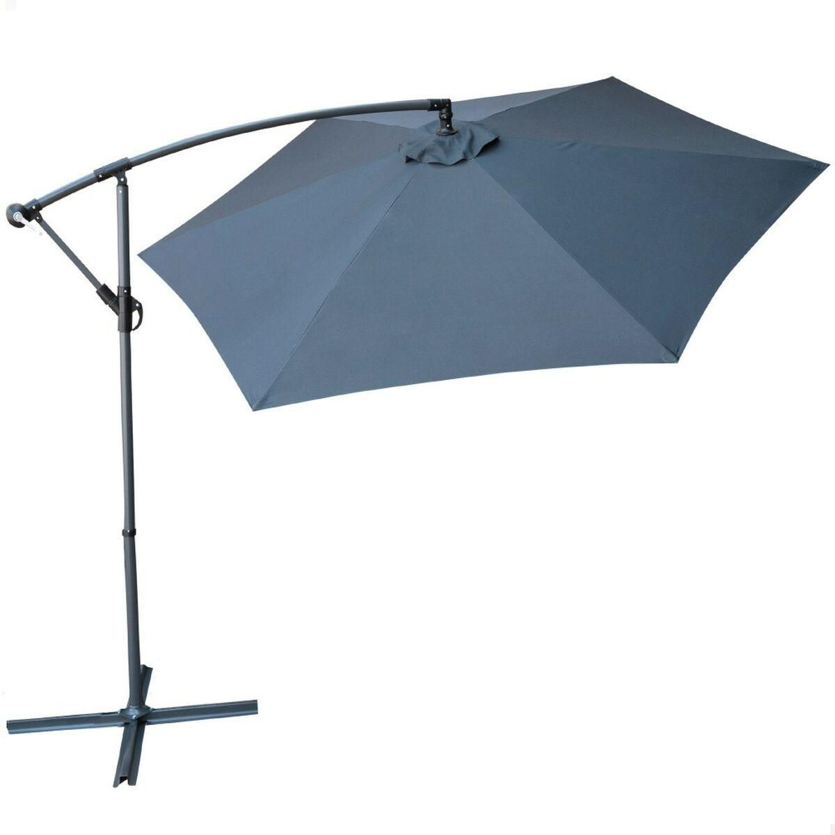 Parasol Aktive Grå 300 x 247 x 300 cm Aluminium Ø 300 cm