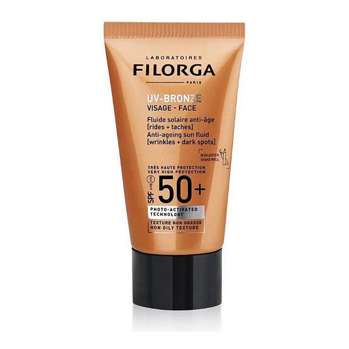 Solcreme til ansigtet UV-Bronze Filorga Bronze Spf 50+ 40 ml Spf 50