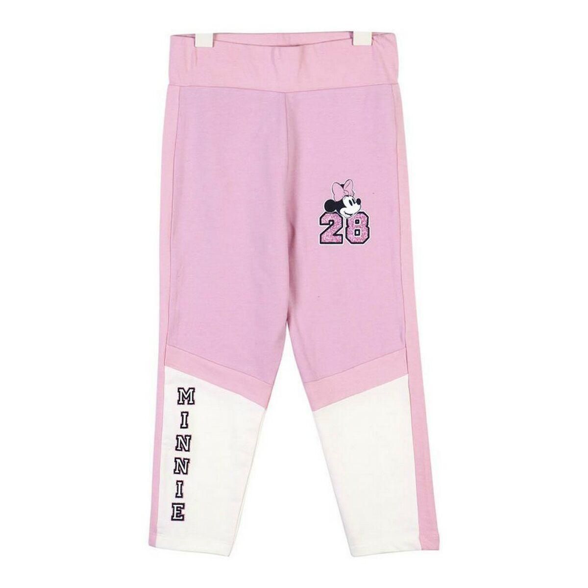 Sport leggings til børn Minnie Mouse Pink 10 år