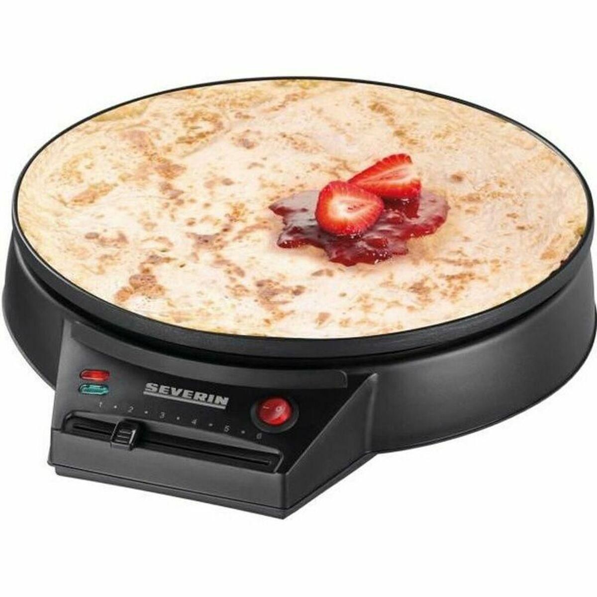 Crepepande Severin CM 2198 1000 W Ø 30 cm Sort