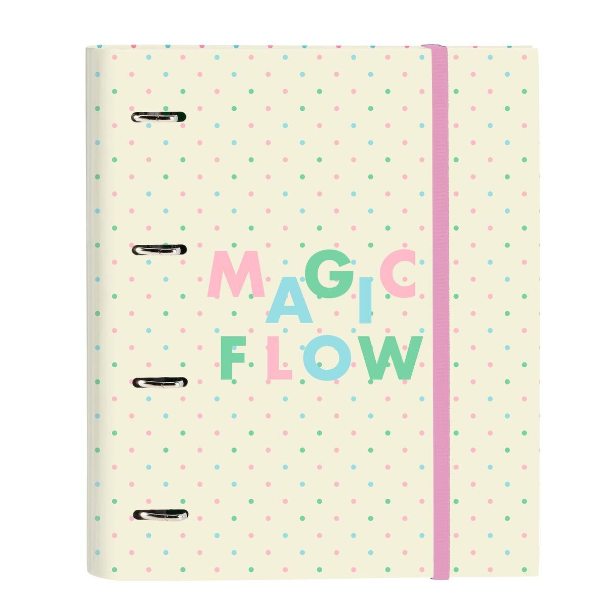 Ringbind Glow Lab Magic flow Beige (27 x 32 x 3.5 cm)