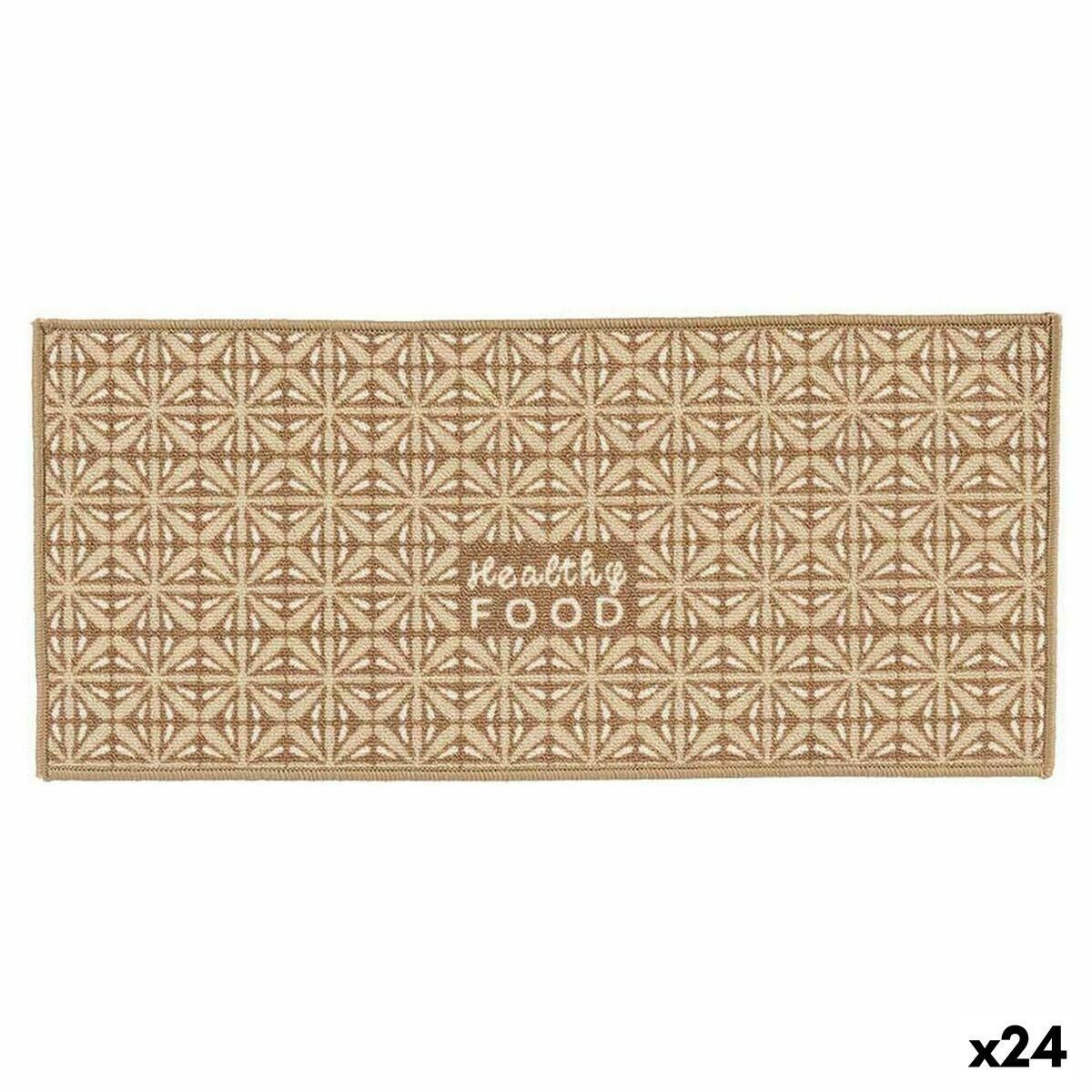 Tæppe Healthy Food 90 x 40 cm Beige (24 enheder)