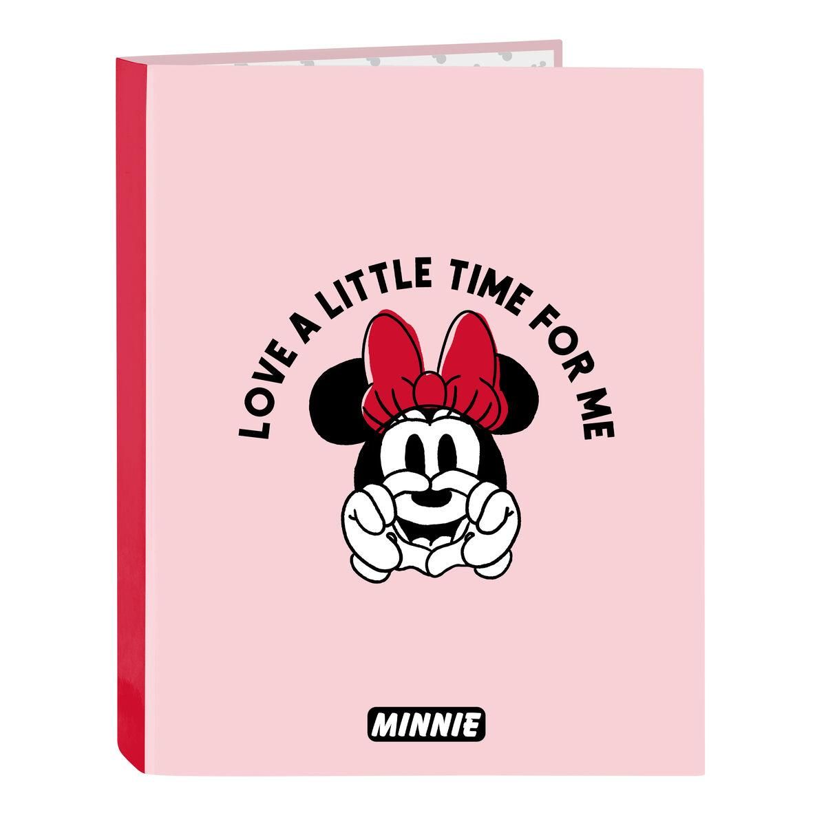 Ringbind Minnie Mouse Me time Pink A4 (26.5 x 33 x 4 cm)