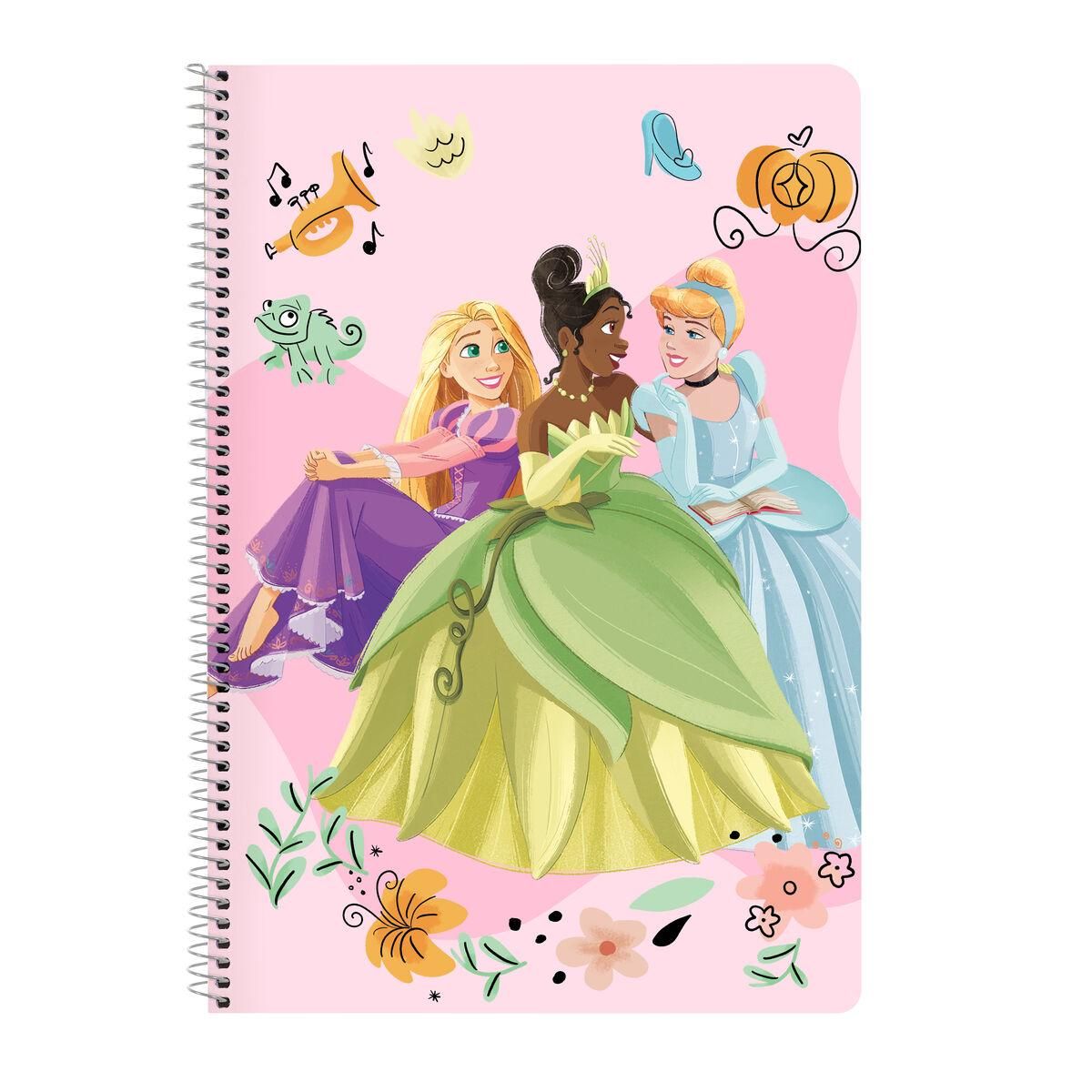 Notesbog Disney Princess Magical Beige Pink A4 80 Ark