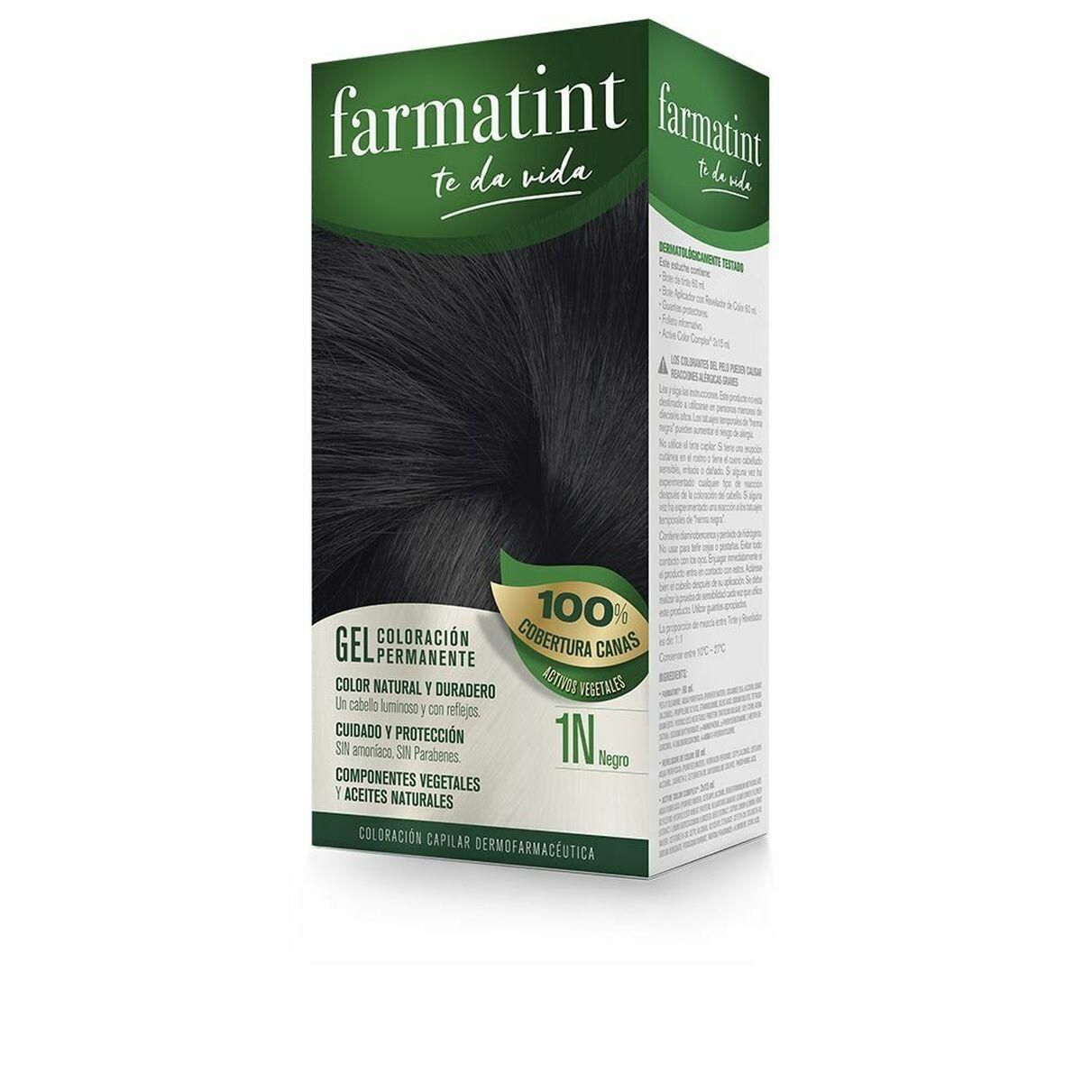 Permanent Farve Farmatint 1n-Negro Gel