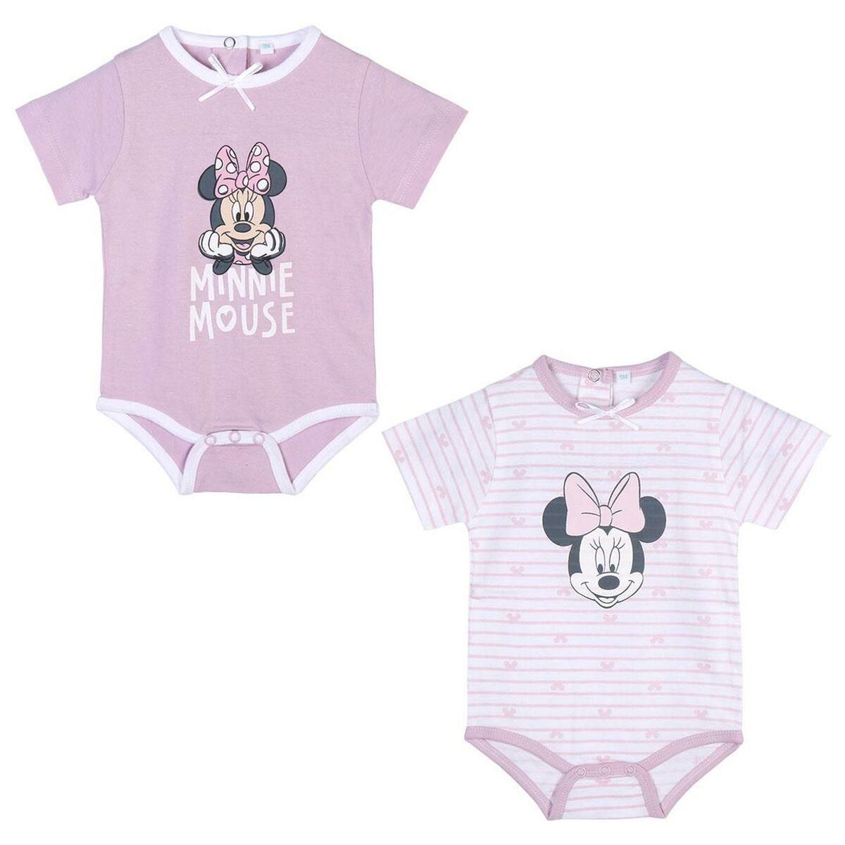 Body Minnie Mouse 2 enheder Pink 12 måneder