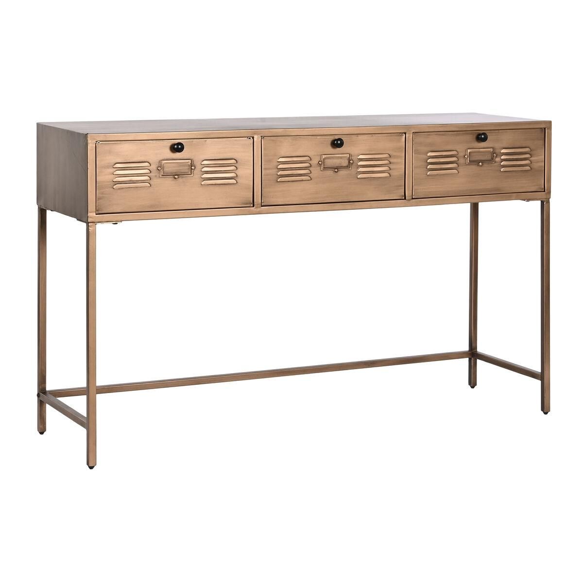 Console Home ESPRIT Gylden Metal 125,5 x 37 x 77 cm