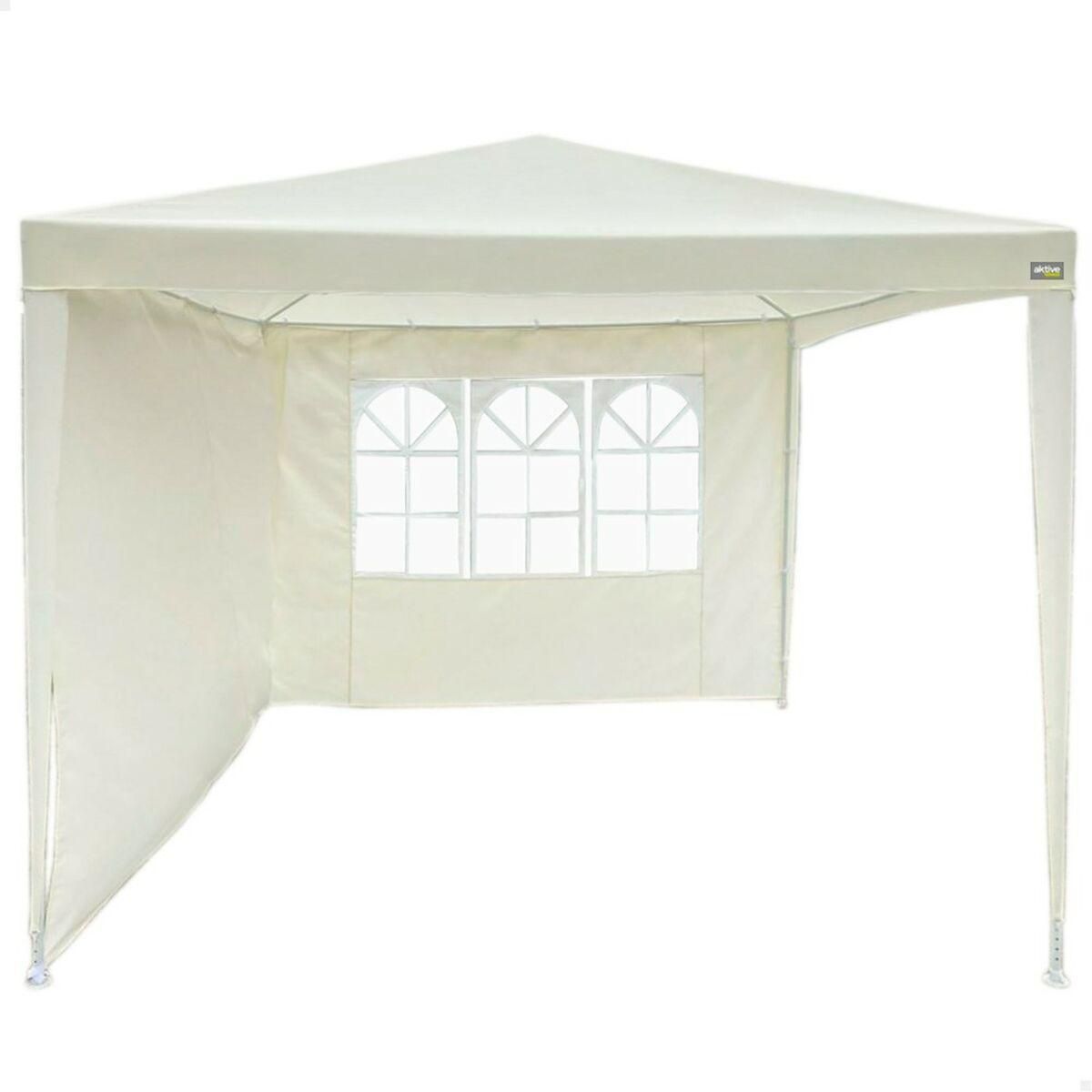 Gazebo Aktive 270 x 255 x 270 cm Stål Flødefarvet