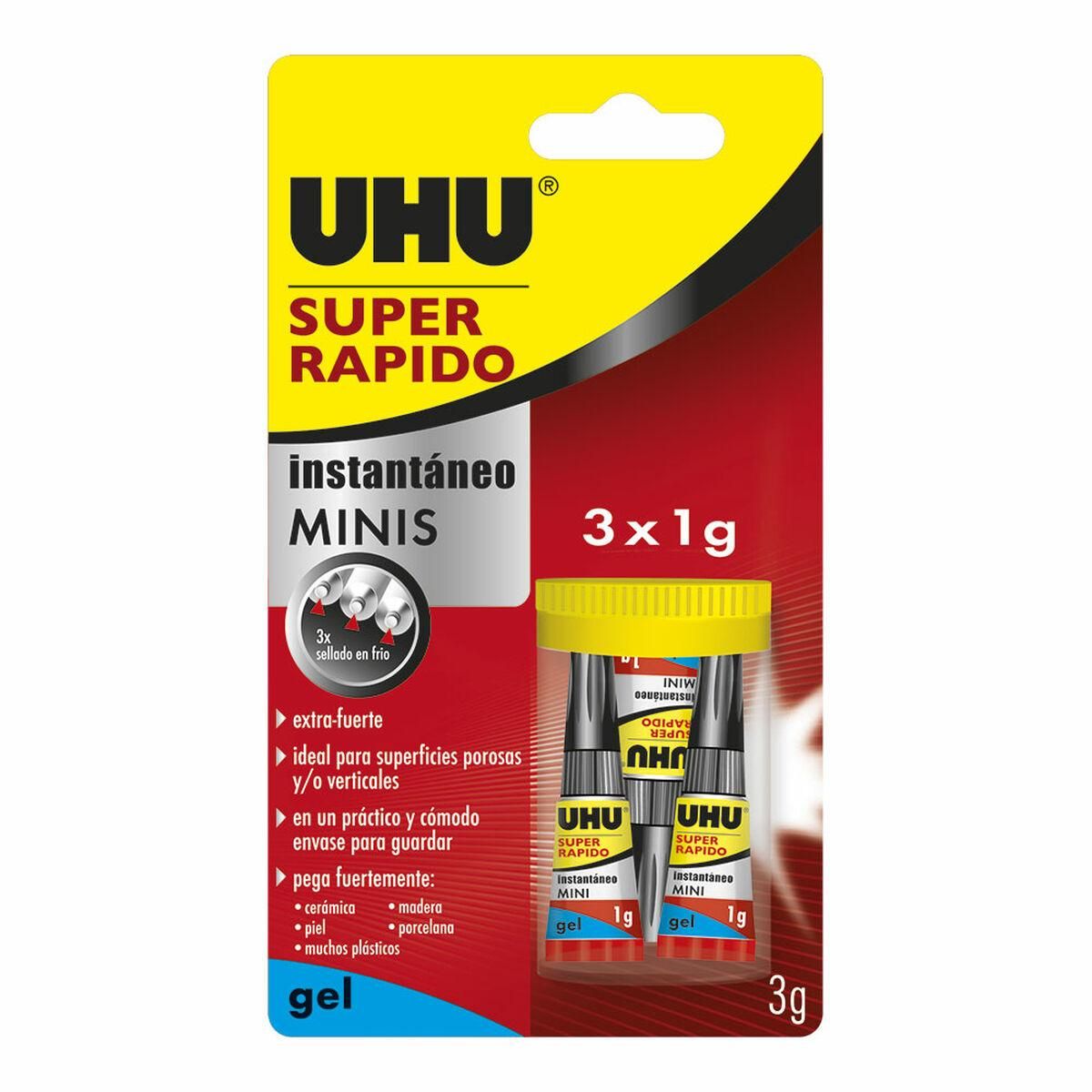 Klæbemiddel UHU 36527 Minis 3 enheder (1 g)