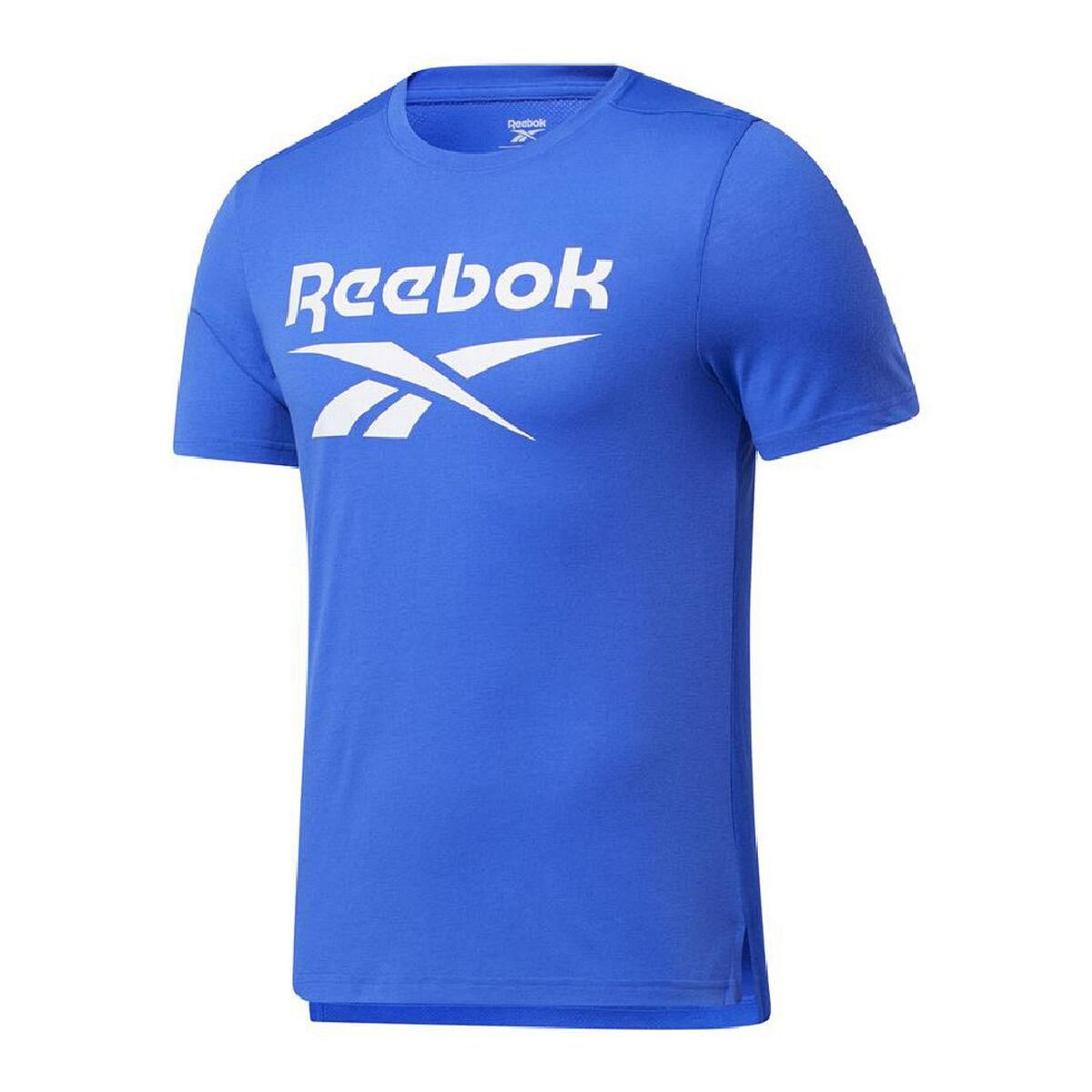 Kortærmet T-shirt til Mænd Reebok Workout Ready Supremium Blå S