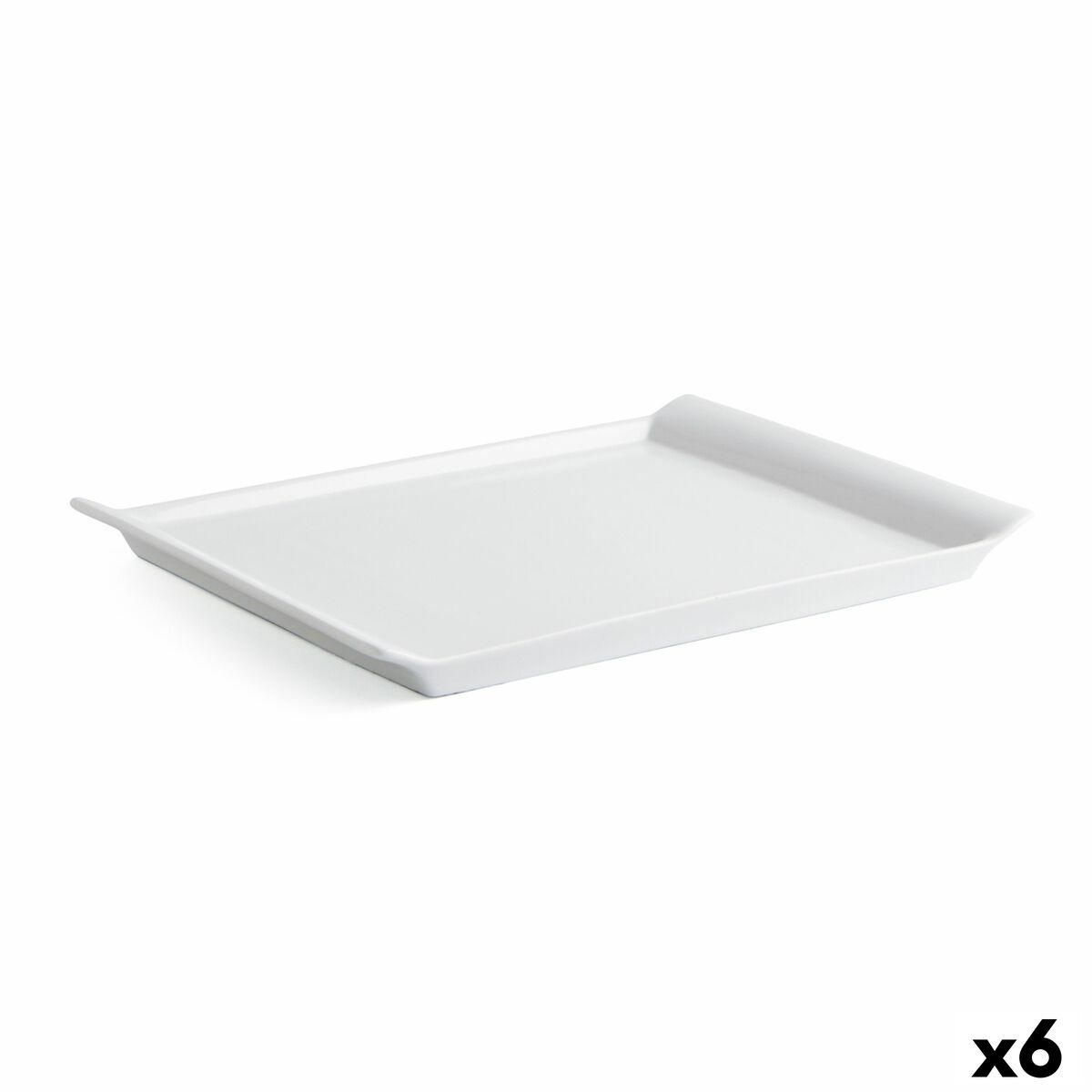 Fad Quid Gastro Fresh Keramik Hvid (31 x 23 cm) (6 enheder)