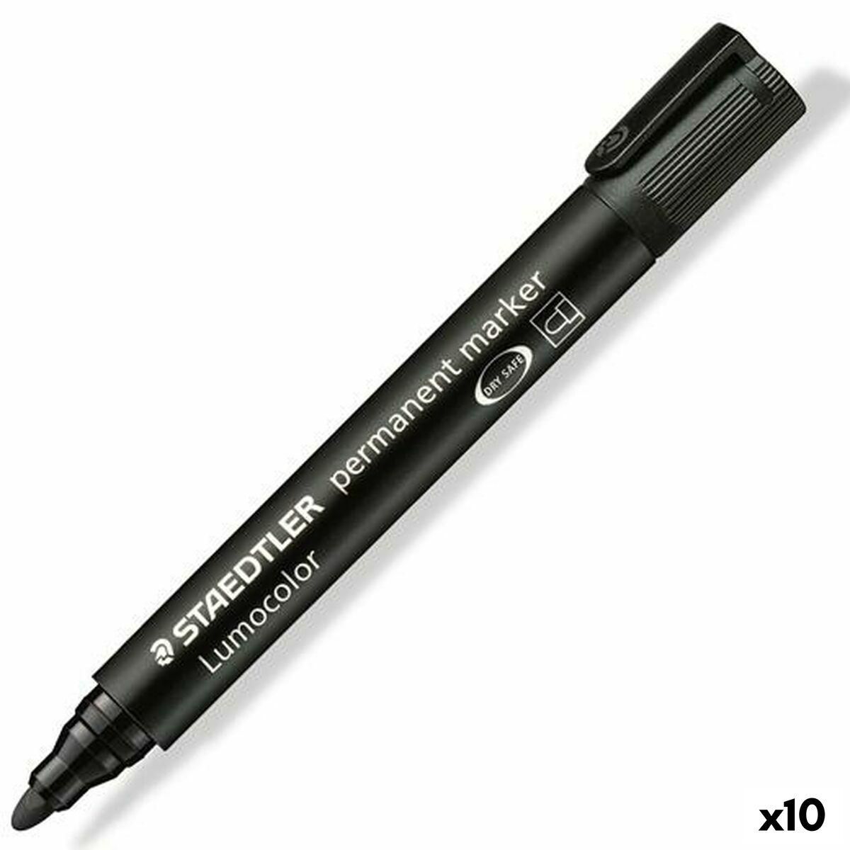 Sprittusch Staedtler Lumocolor 352-9 Sort (10 enheder)