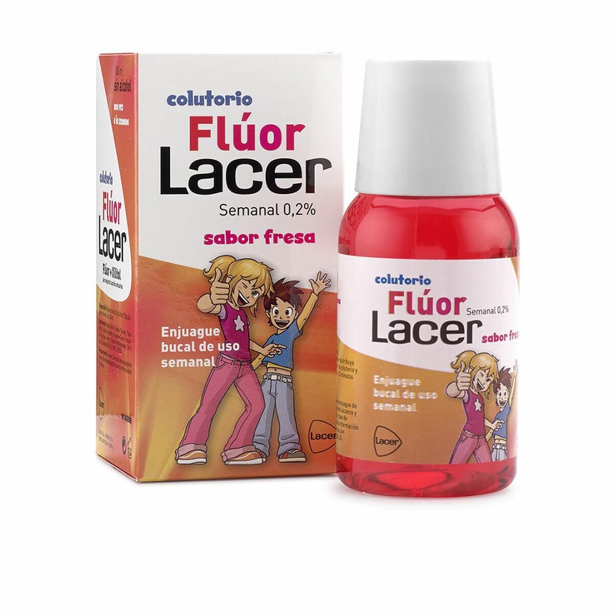 Læbepomade Lacer Flúor Junior fluorid Jordbær 100 ml