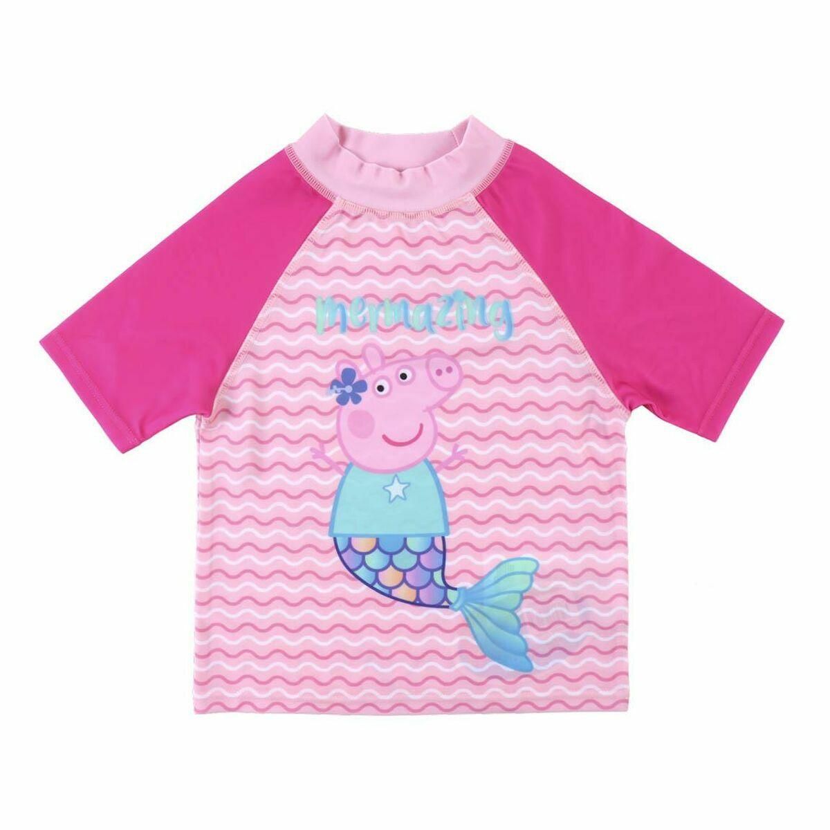 Bade T-shirt Peppa Pig Pink 2 år