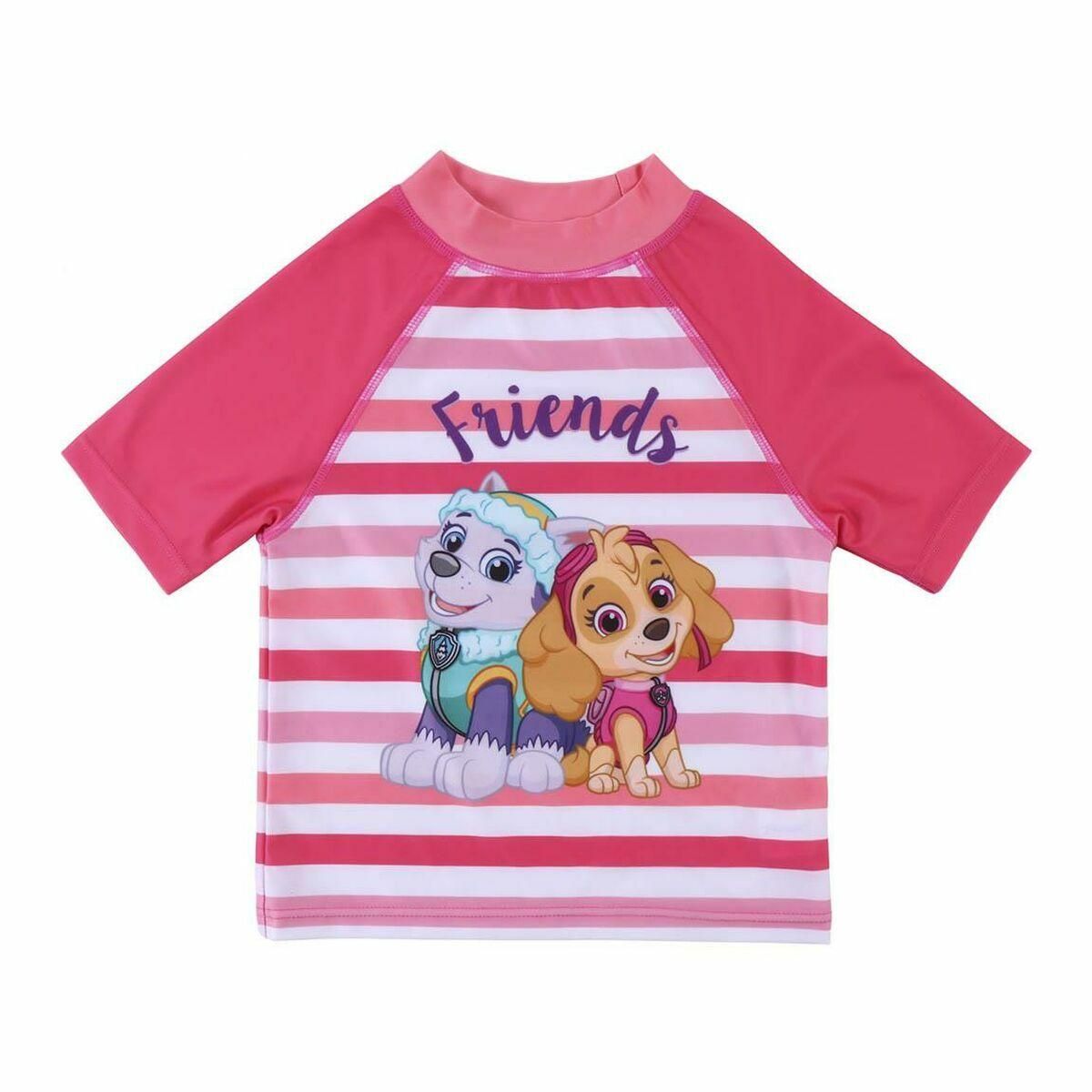 Bade T-shirt The Paw Patrol Pink 4 år