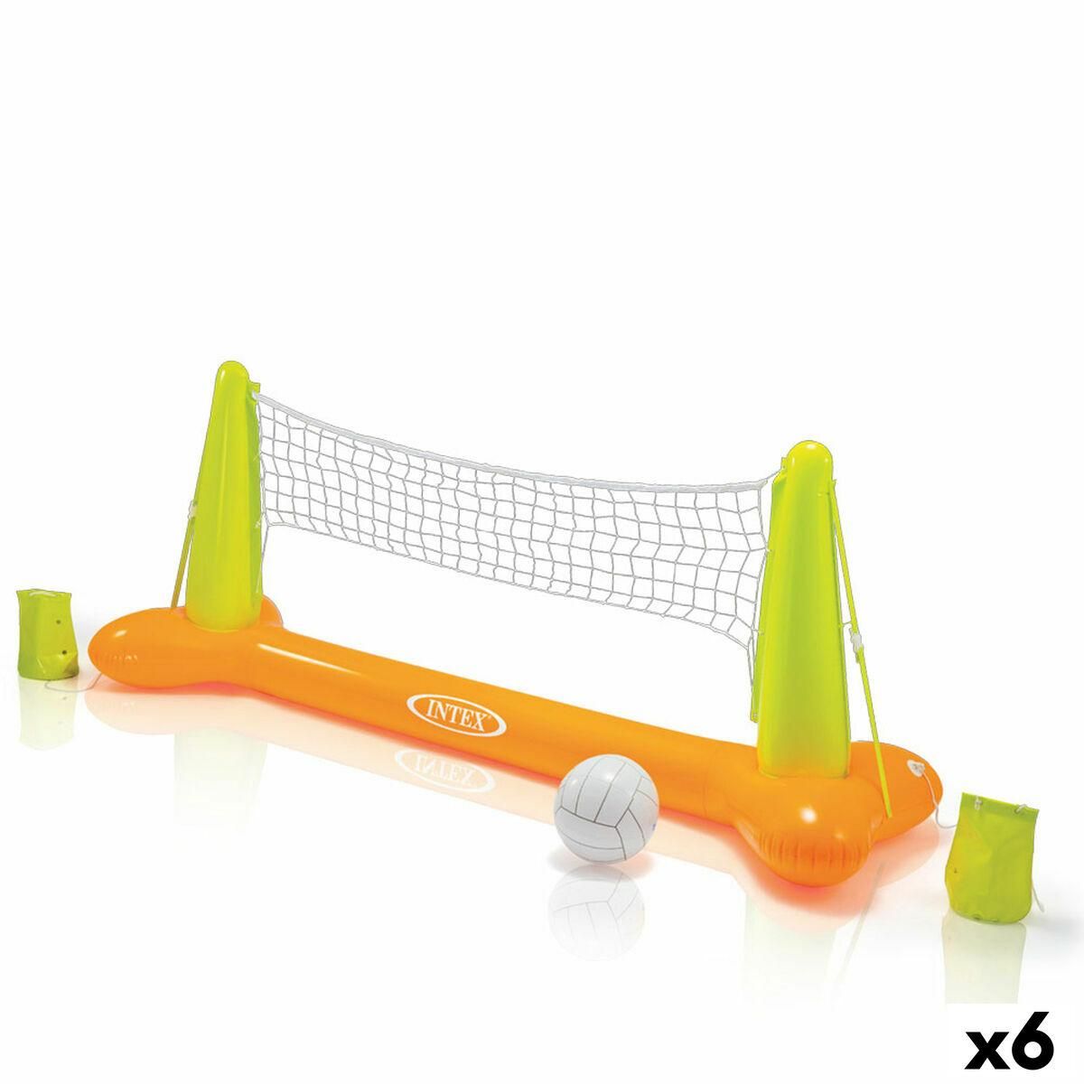 Pool volleyball sæt Intex 239 x 91 x 64 cm (6 enheder)