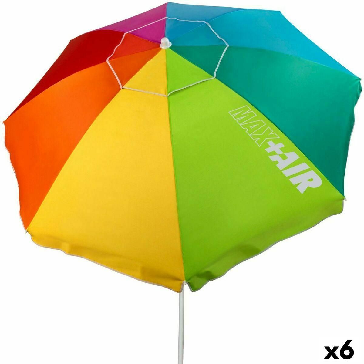 Parasol Aktive Multifarvet Stål 220 x 215 x 220 cm (6 enheder)