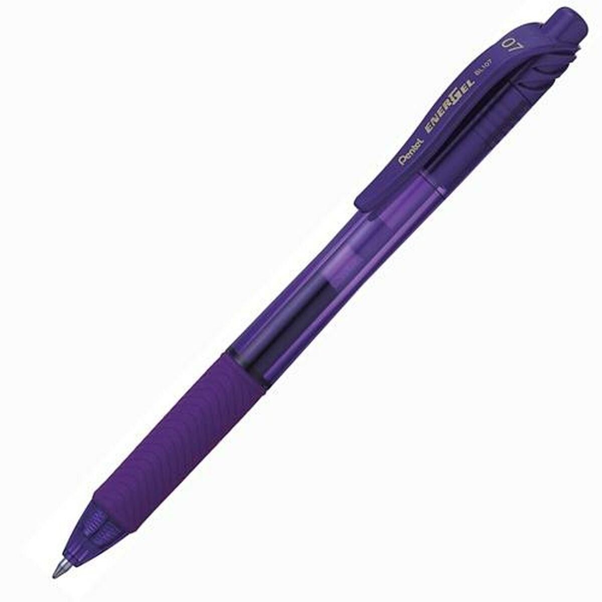 Kuglepen Pentel EnerGel Violet 0,7 mm (12 Dele)