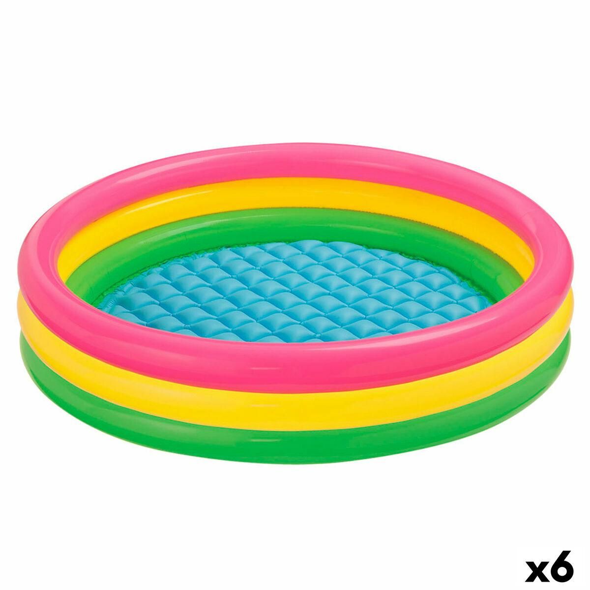 Oppustelig Pool til Børn Intex Sunset Ringe 275 L 147 x 33 x 147 cm (6 enheder)