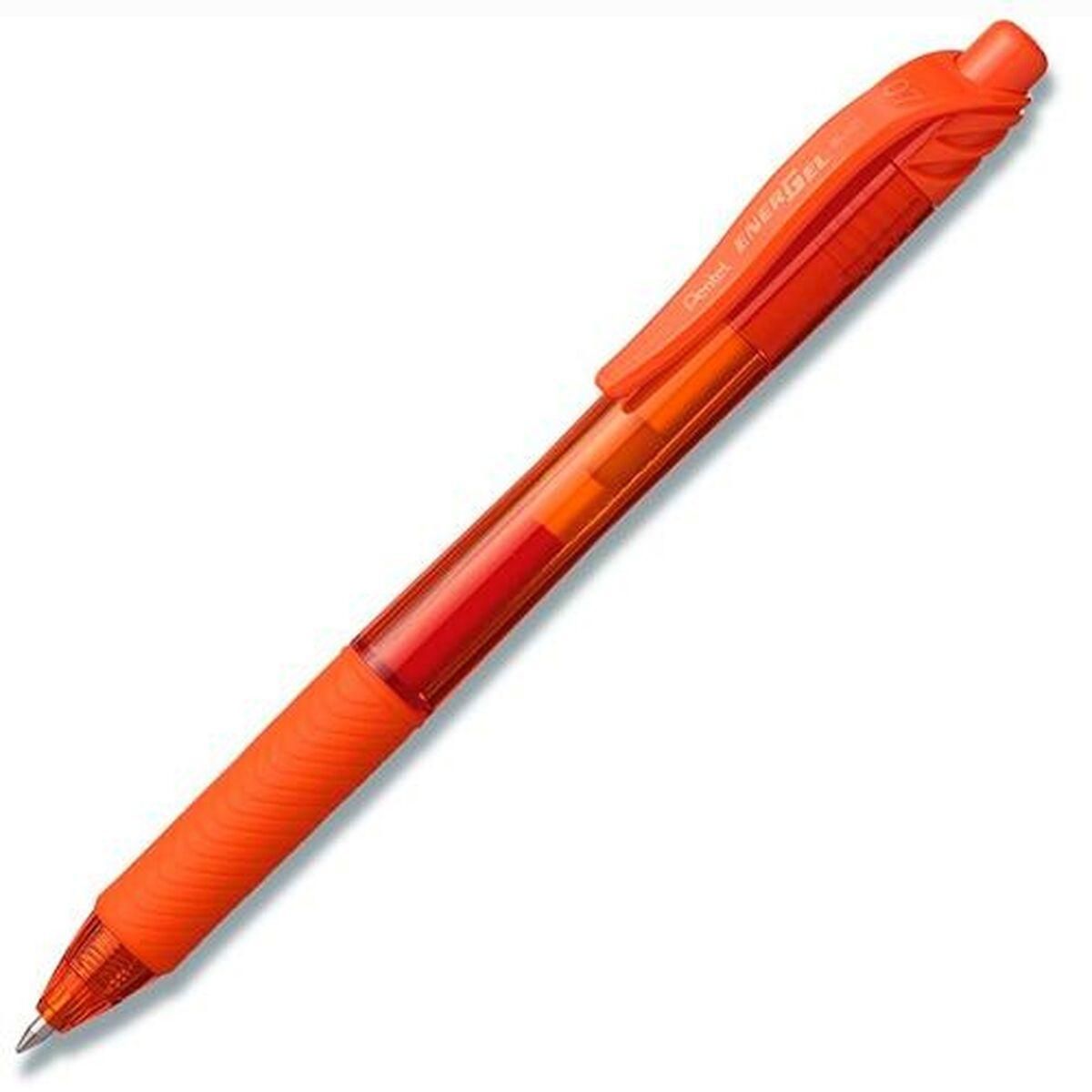 Kuglepen Pentel EnerGel Orange 0,7 mm (12 Dele)