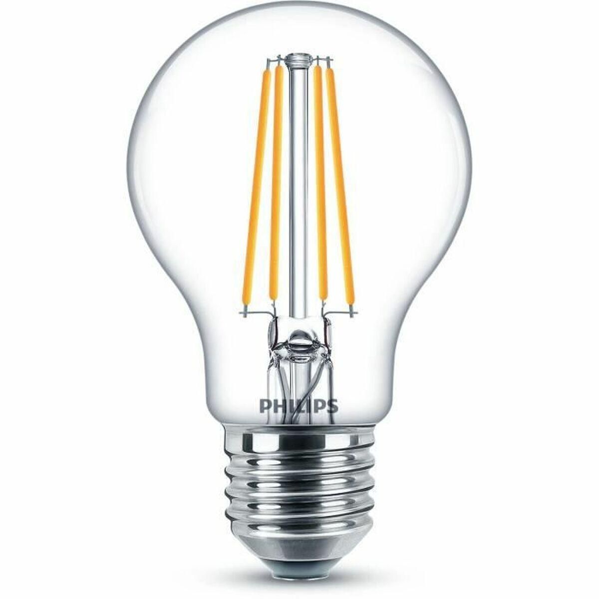 LED-lampe Philips Classic 60 W Hvid E E27 (2700 K) (2 enheder)