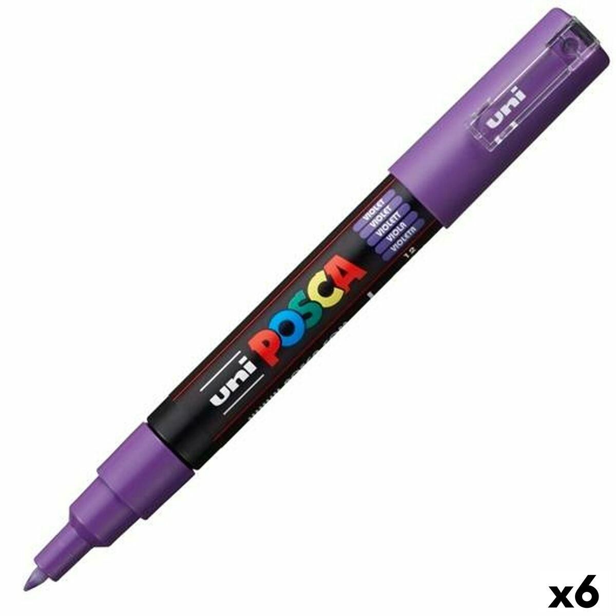 Markør POSCA PC-1M Violet (6 enheder)