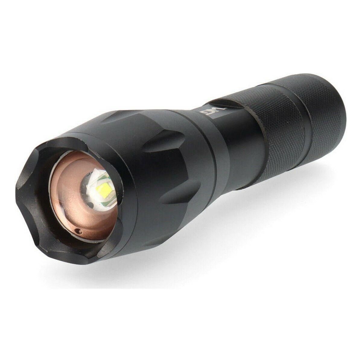 Lygte LED EDM Cree XML-T6 Zoom Sort Aluminium 5 W 140 Lm