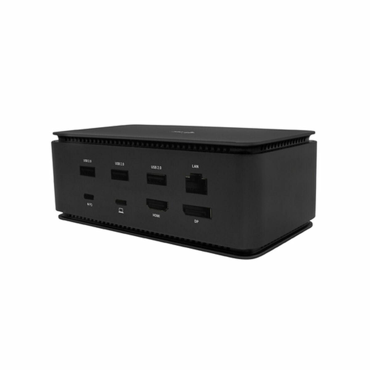 Docking-station i-Tec USB4DUALDOCK100W Sort