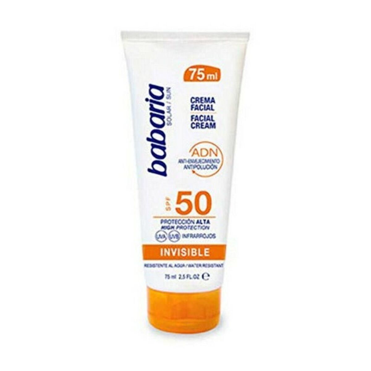 Solcreme til ansigtet SOLAR ADN INVISIBLE Babaria Solar Adn Invisible Spf 50 (75 ml) 75 ml Spf 50