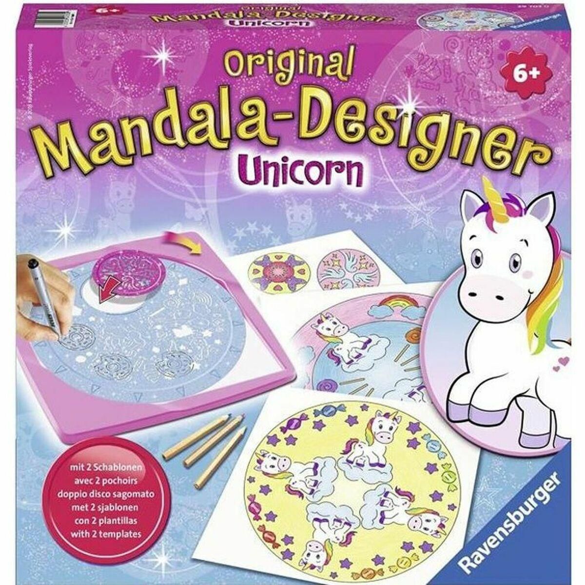 Tegninger til at tegne Ravensburger Design Unicorn Mandala