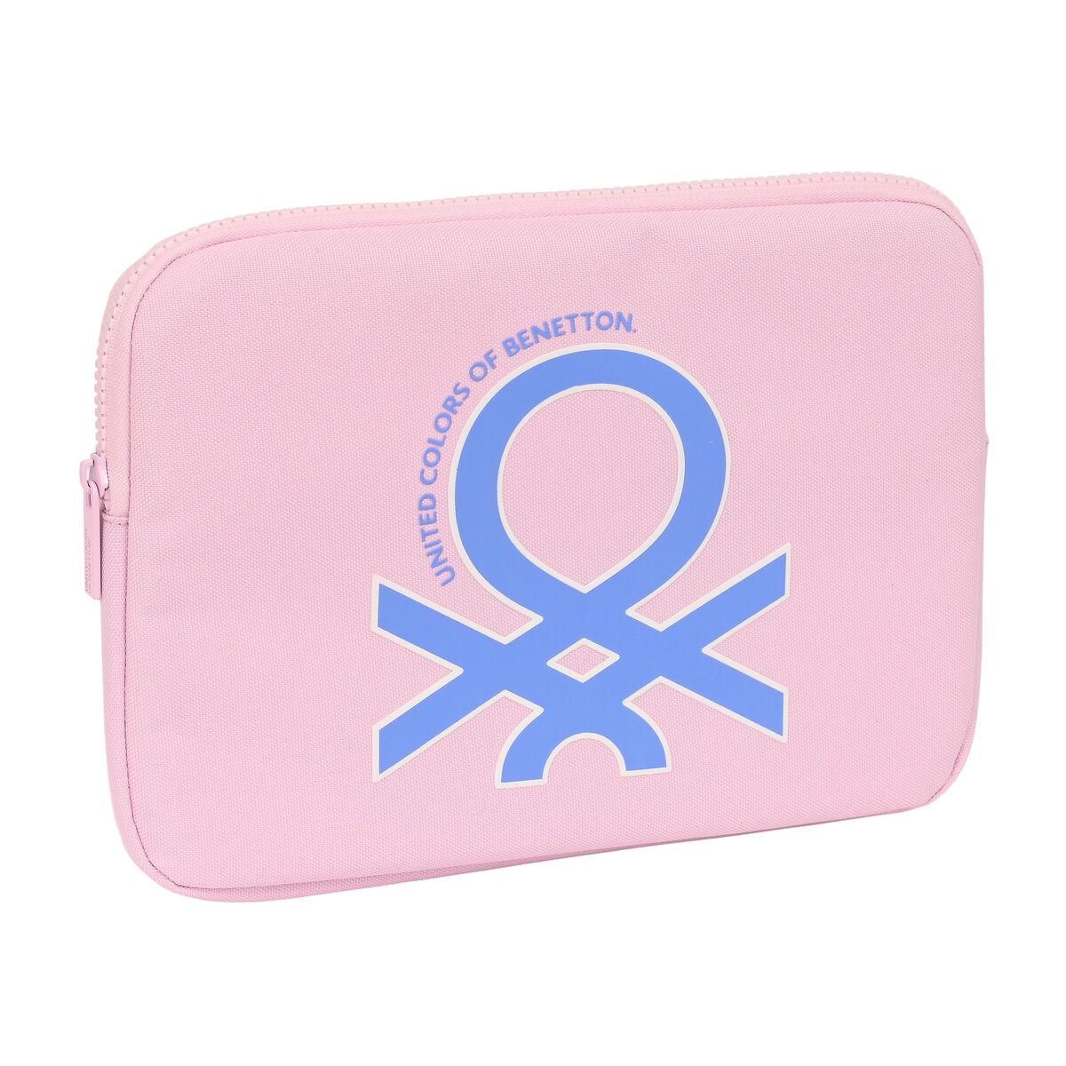 Laptop cover Benetton Pink Pink (31 x 23 x 2 cm)