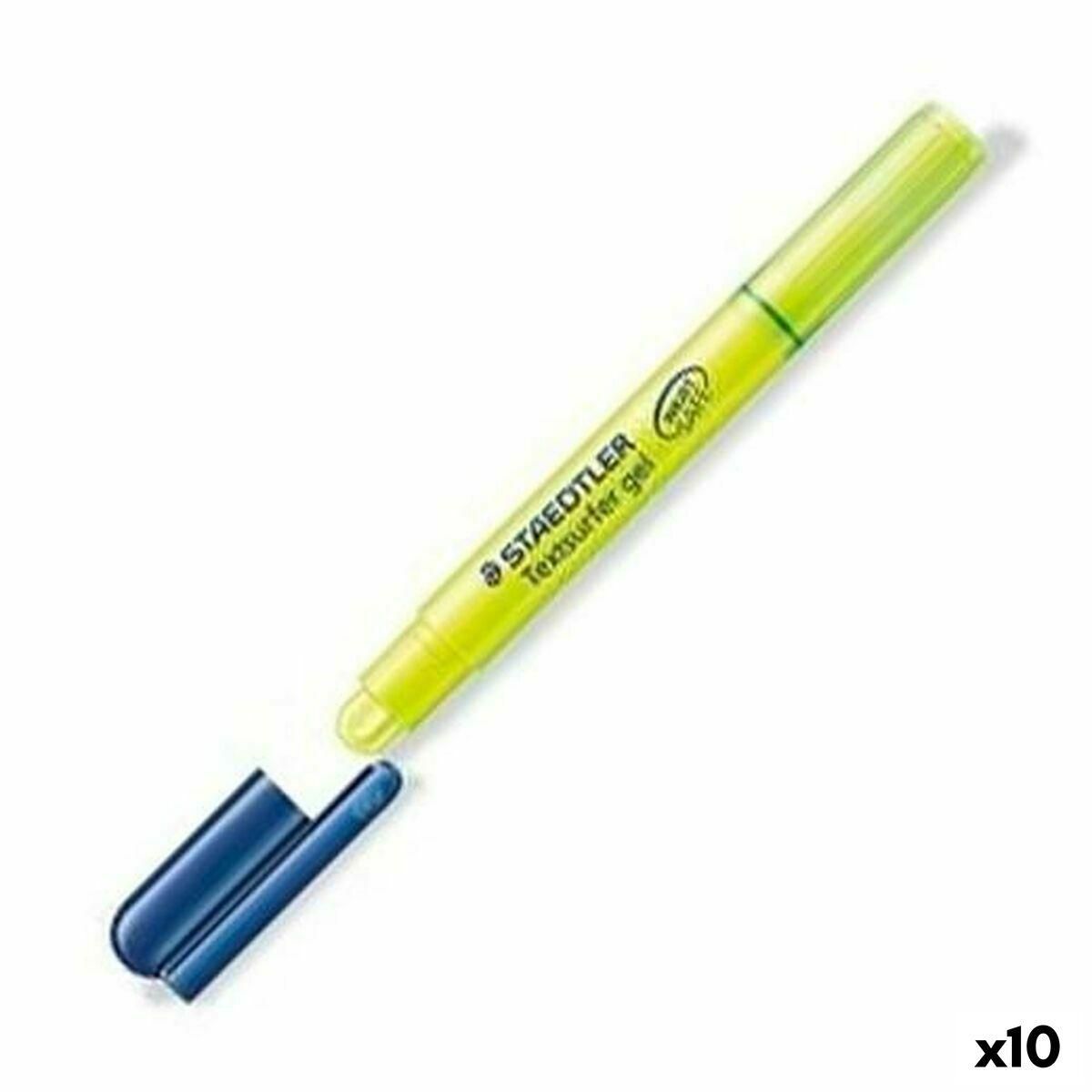 Fluorescerende markør Staedtler Textsurfer Gel Gul 10 Dele (10 enheder)