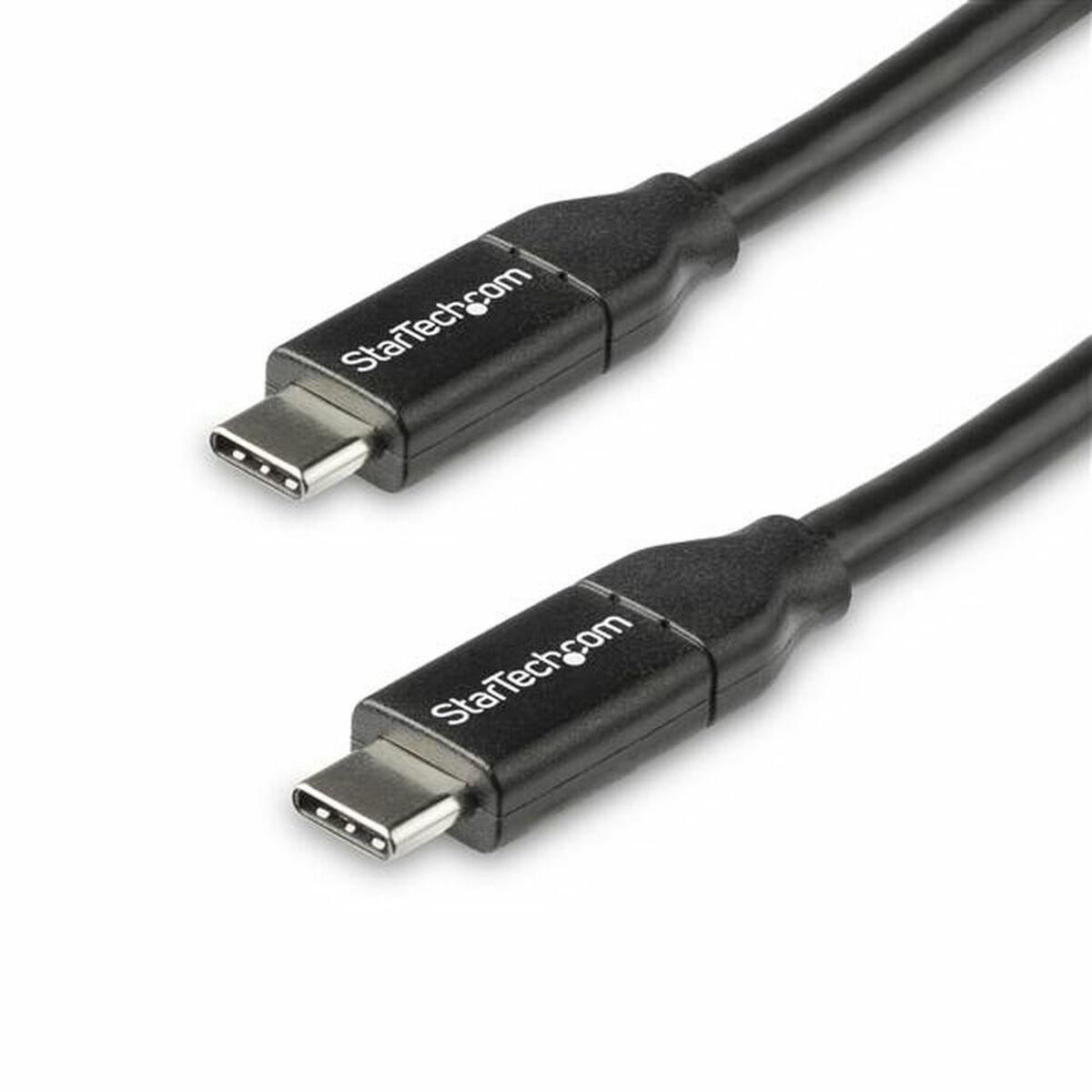 USB-C-kabel Startech USB2C5C50CM Hvid Sort 50 cm