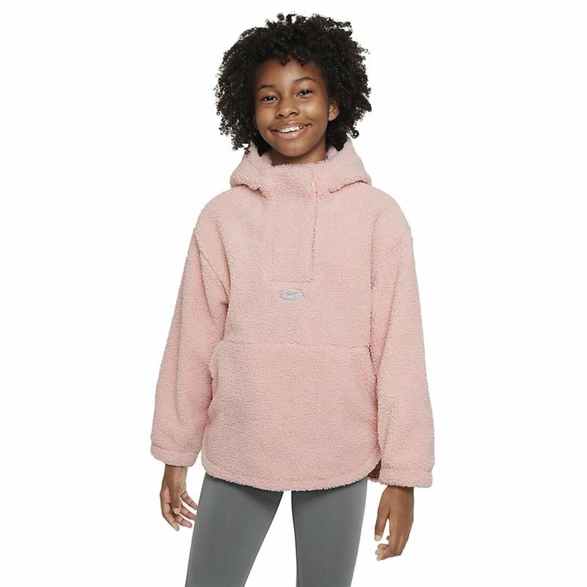 Sweatshirt til Børn Nike Therma-FIT Icon Clash Pink 12-13 år