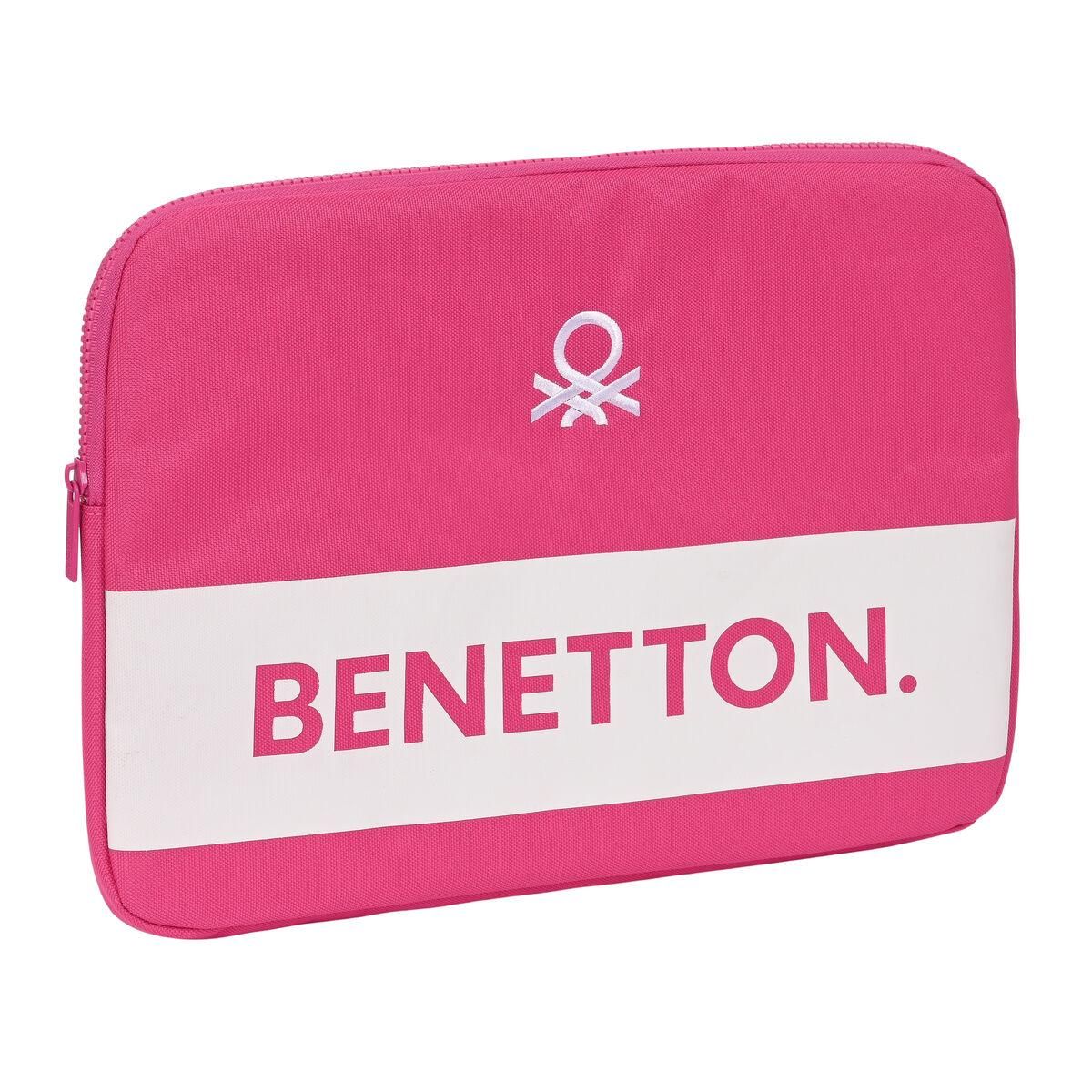 Laptop cover Benetton Raspberry Fuchsia (34 x 25 x 2 cm)