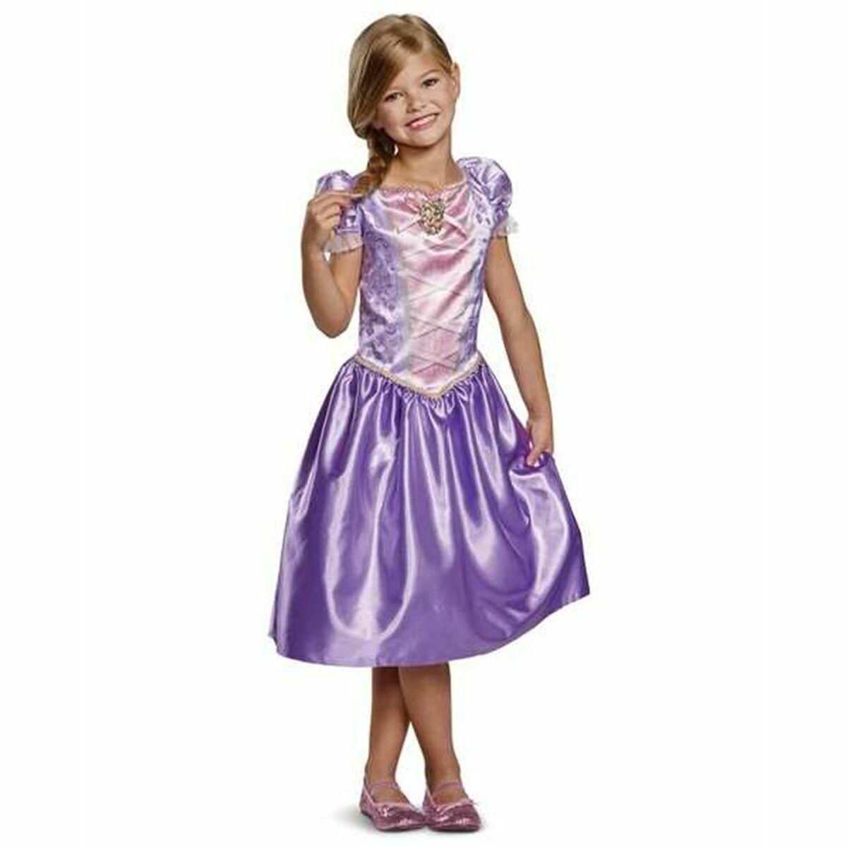 Kostume til børn Disney Princess Rapunzel 7-8 år